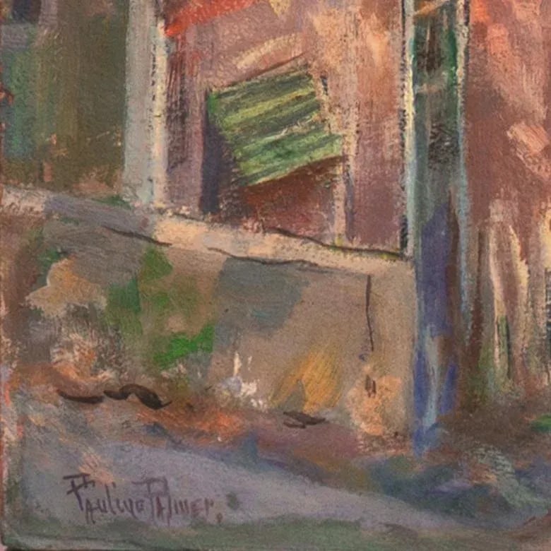 Sunny Afternoon' by Pauline Palmer, Chicago Impressionist, Paris, Grande ChaumiÃ©re, Woman - 2