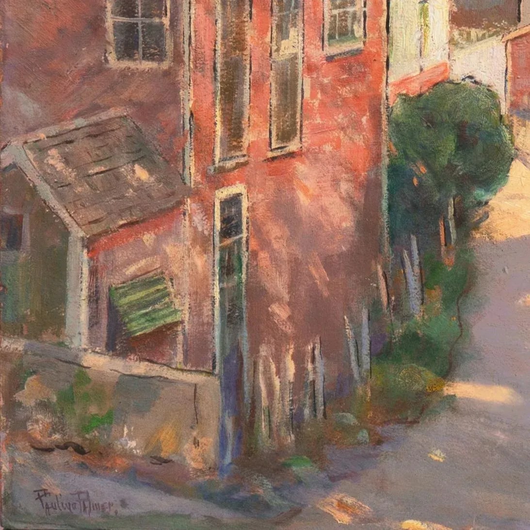 Sunny Afternoon' by Pauline Palmer, Chicago Impressionist, Paris, Grande ChaumiÃ©re, Woman - 7