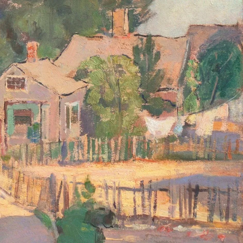 Sunny Afternoon' by Pauline Palmer, Chicago Impressionist, Paris, Grande ChaumiÃ©re, Woman - 9