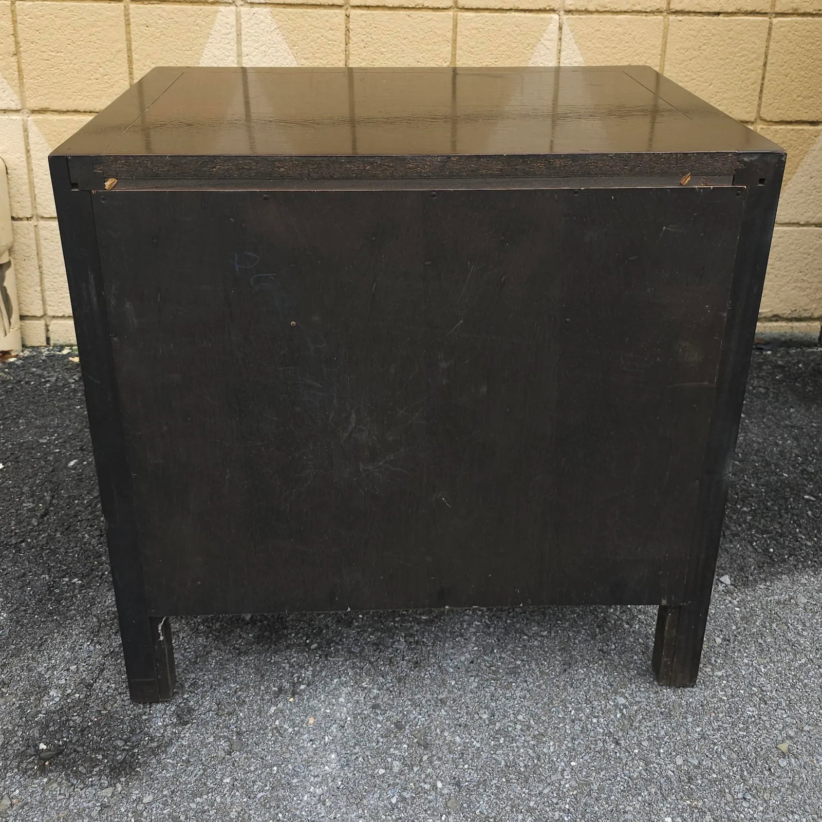 20th C. Century Furniture Chin Hua Collection Ebonized Mahogany Bedside Table - 9