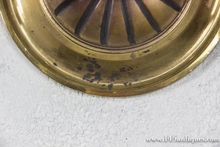 Pair of French 1940s Gilt Bronze Sconces - 8