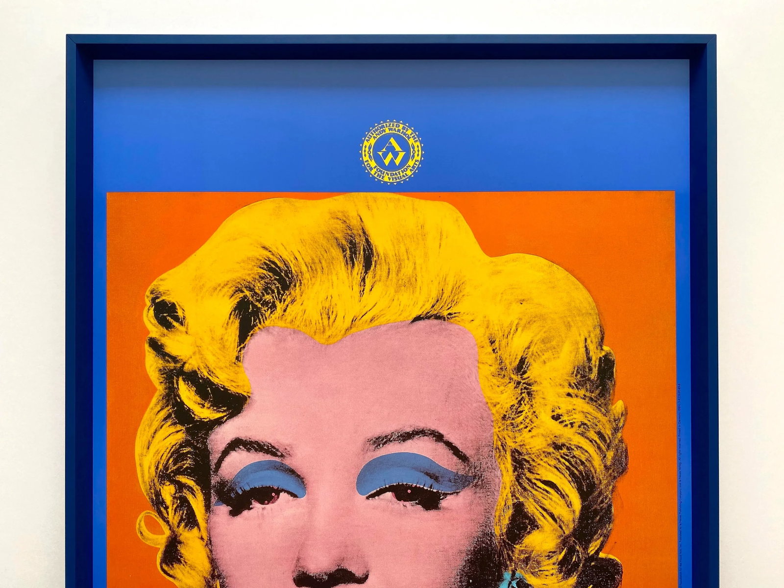 Andy Warhol Foundation Vintage 1996 Lithograph Print Framed Pop Art Poster " Shot Orange Marilyn " 1 - 2