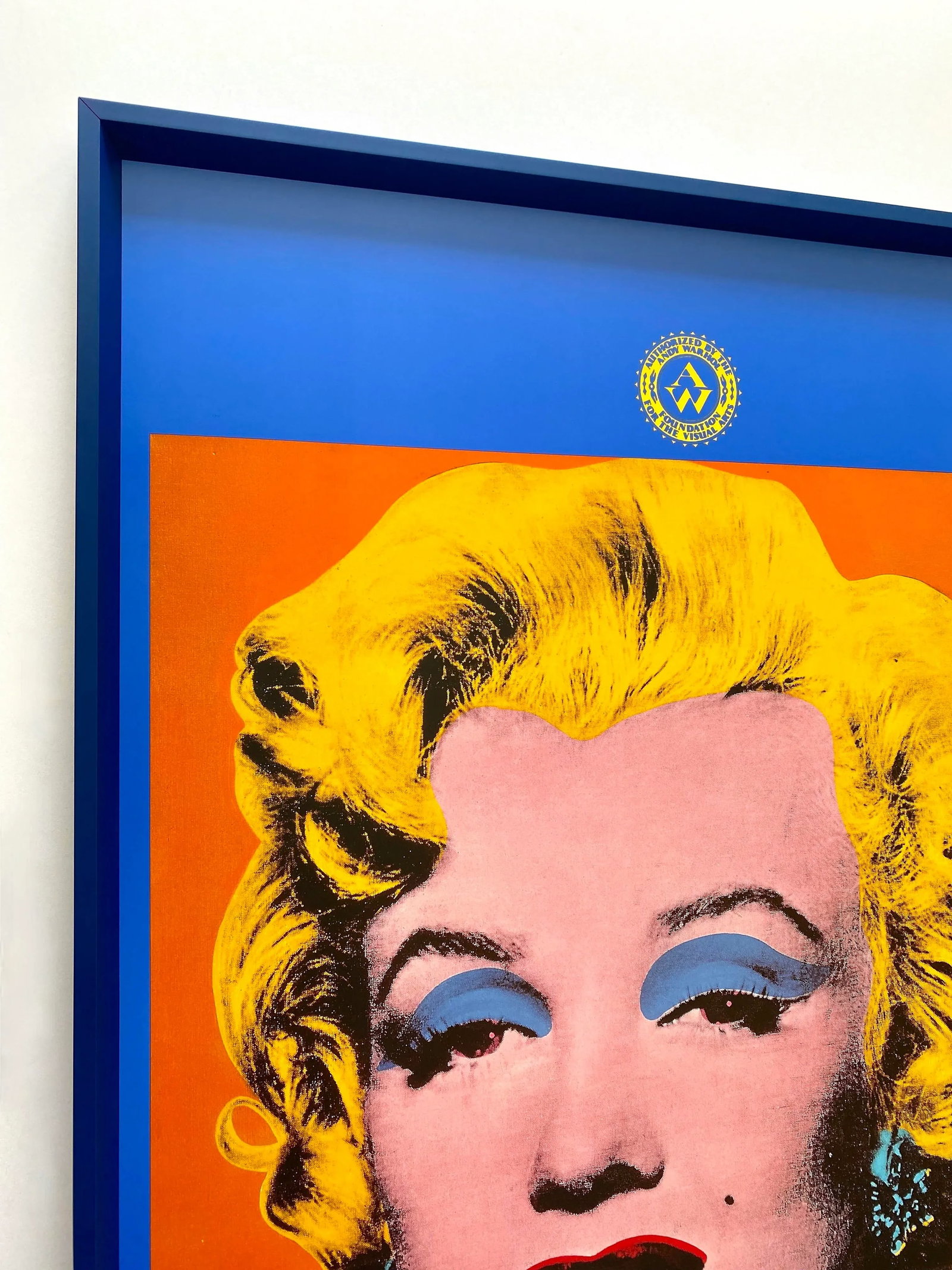 Andy Warhol Foundation Vintage 1996 Lithograph Print Framed Pop Art Poster " Shot Orange Marilyn " 1 - 4