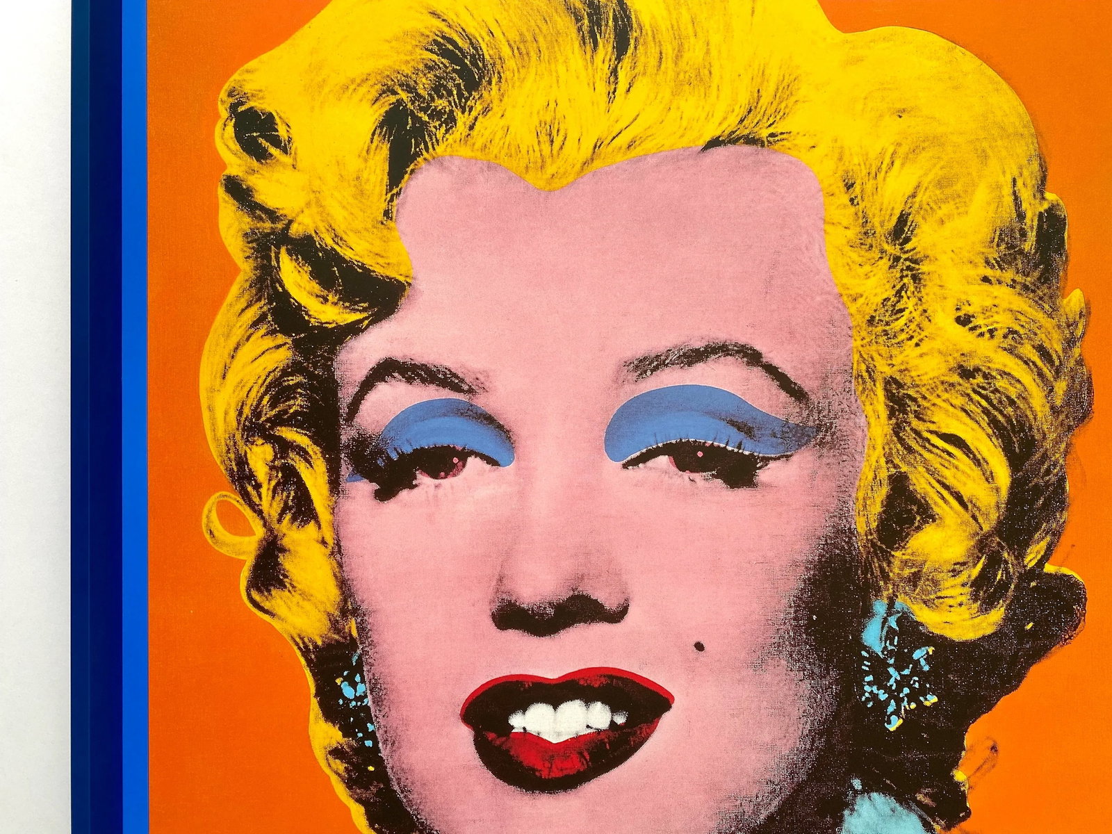 Andy Warhol Foundation Vintage 1996 Lithograph Print Framed Pop Art Poster " Shot Orange Marilyn " 1 - 5