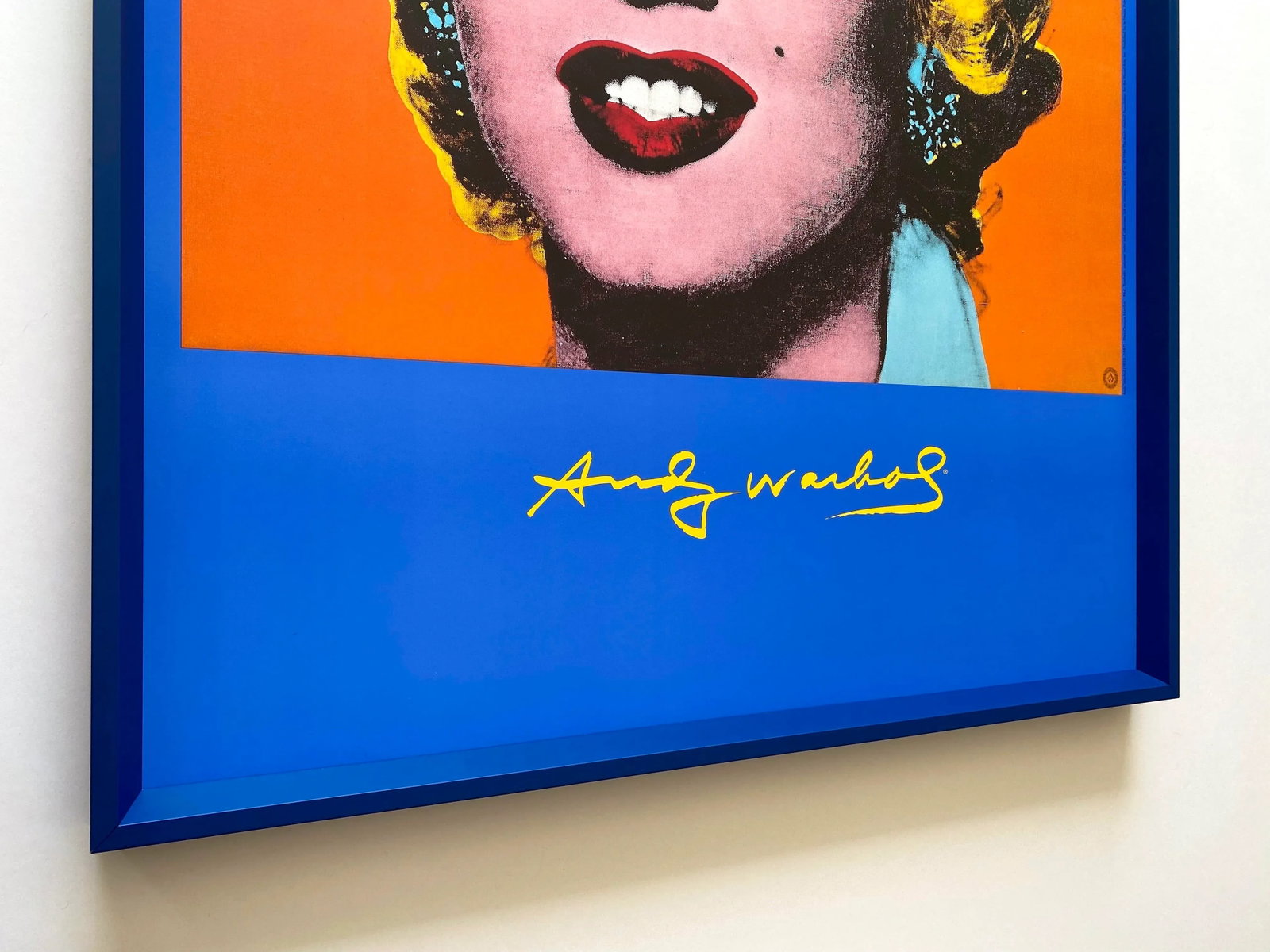 Andy Warhol Foundation Vintage 1996 Lithograph Print Framed Pop Art Poster " Shot Orange Marilyn " 1 - 7