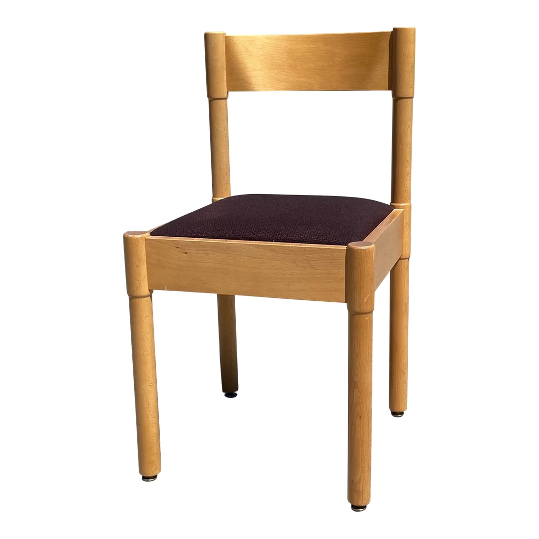 Vico Magistretti Style Chair: This wonderful chair is very similar to Vico Magistretti Italian Mid-Century 'Carimate' Wooden Chair but obtains original tag naming prestigious "The Otto Gerdau, Co." manufactured in Poland.
