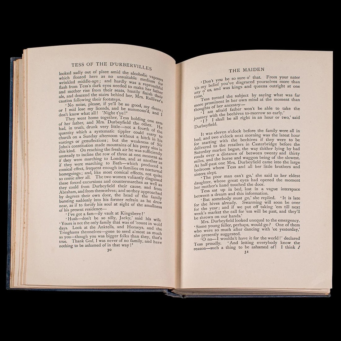 1926's Vintage Book Tess of the D'Urbevilles, - 6