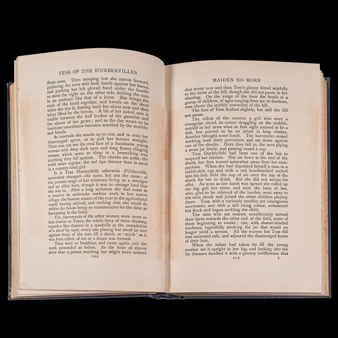 1926's Vintage Book Tess of the D'Urbevilles, - 8