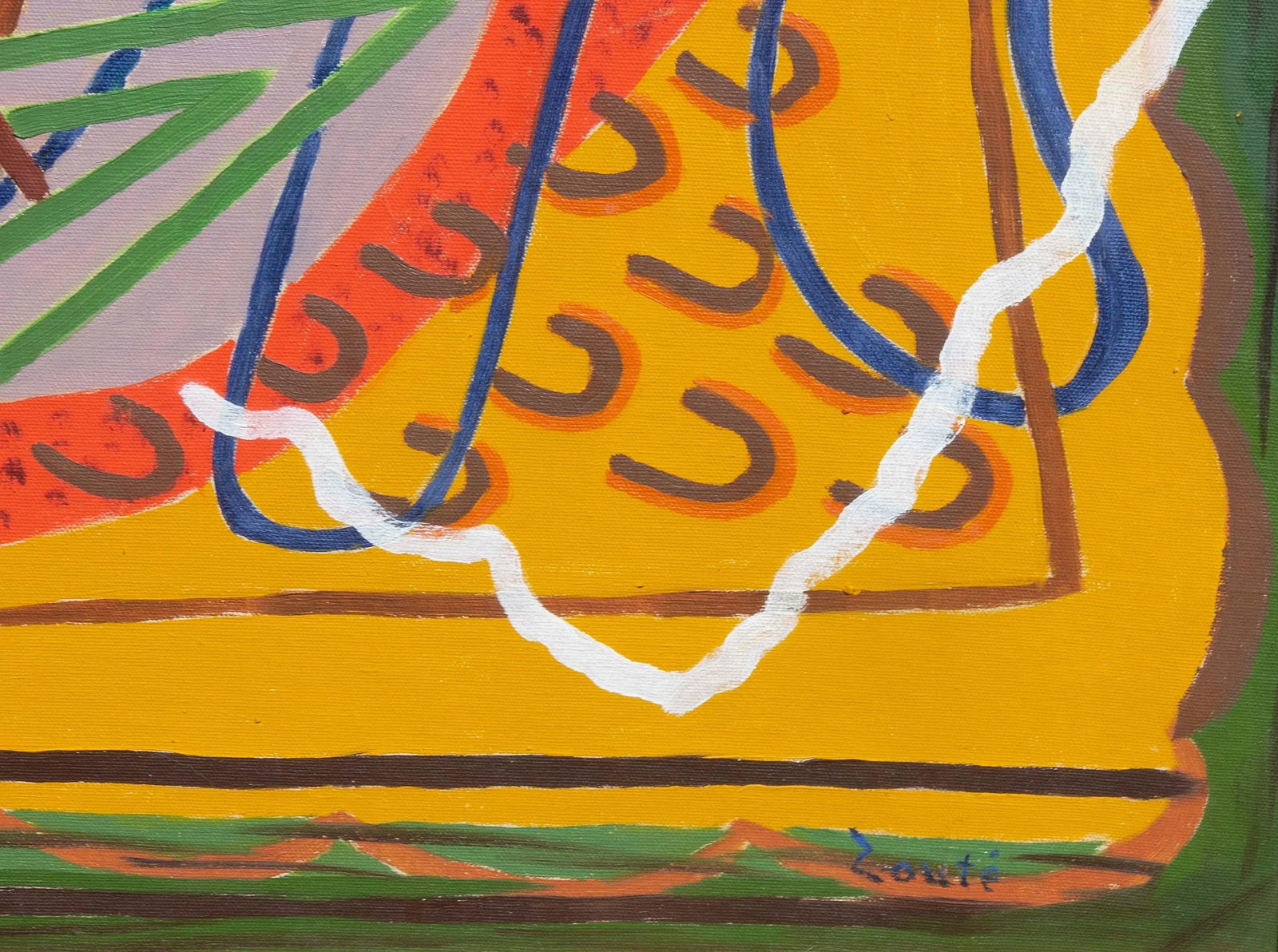 Abstract Composition by Zoute (Leon Salter) Mid Century - 3
