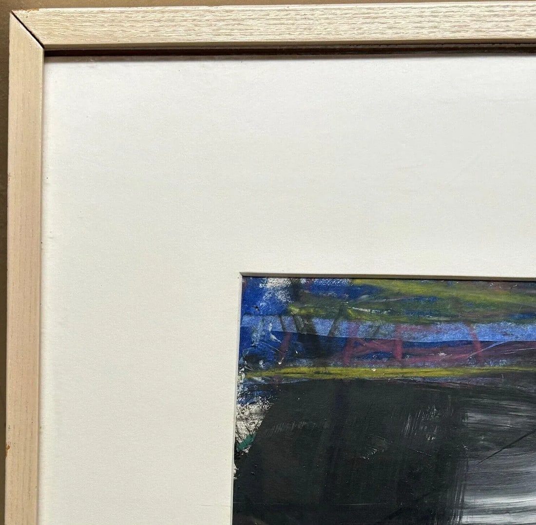 Vintage 1982 Susan Rowland Abstract Expressionist Painting - Santa Fe Gallery - 3