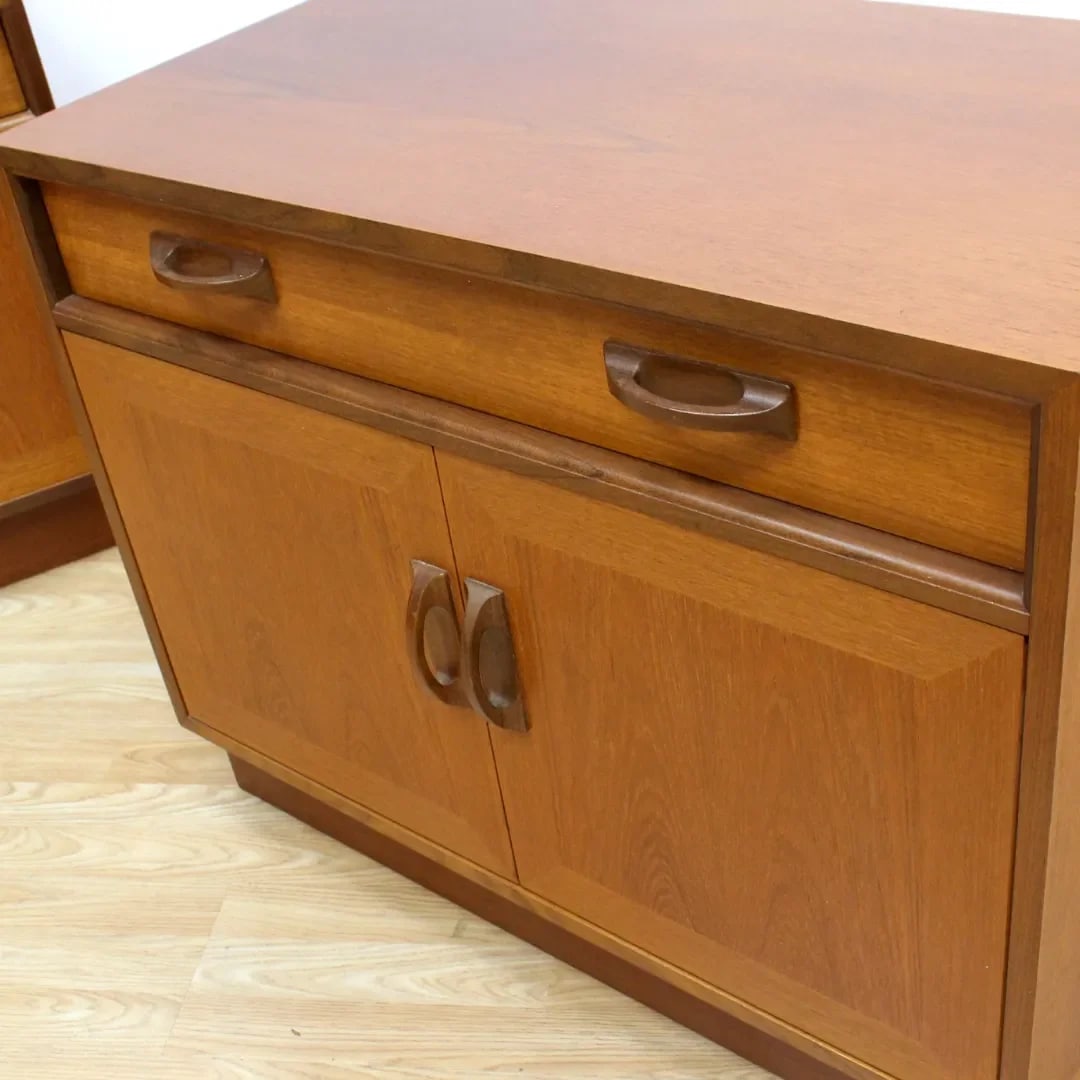 1960s Large Pair of Mid Century Teak Nightstands by G Plan - 7