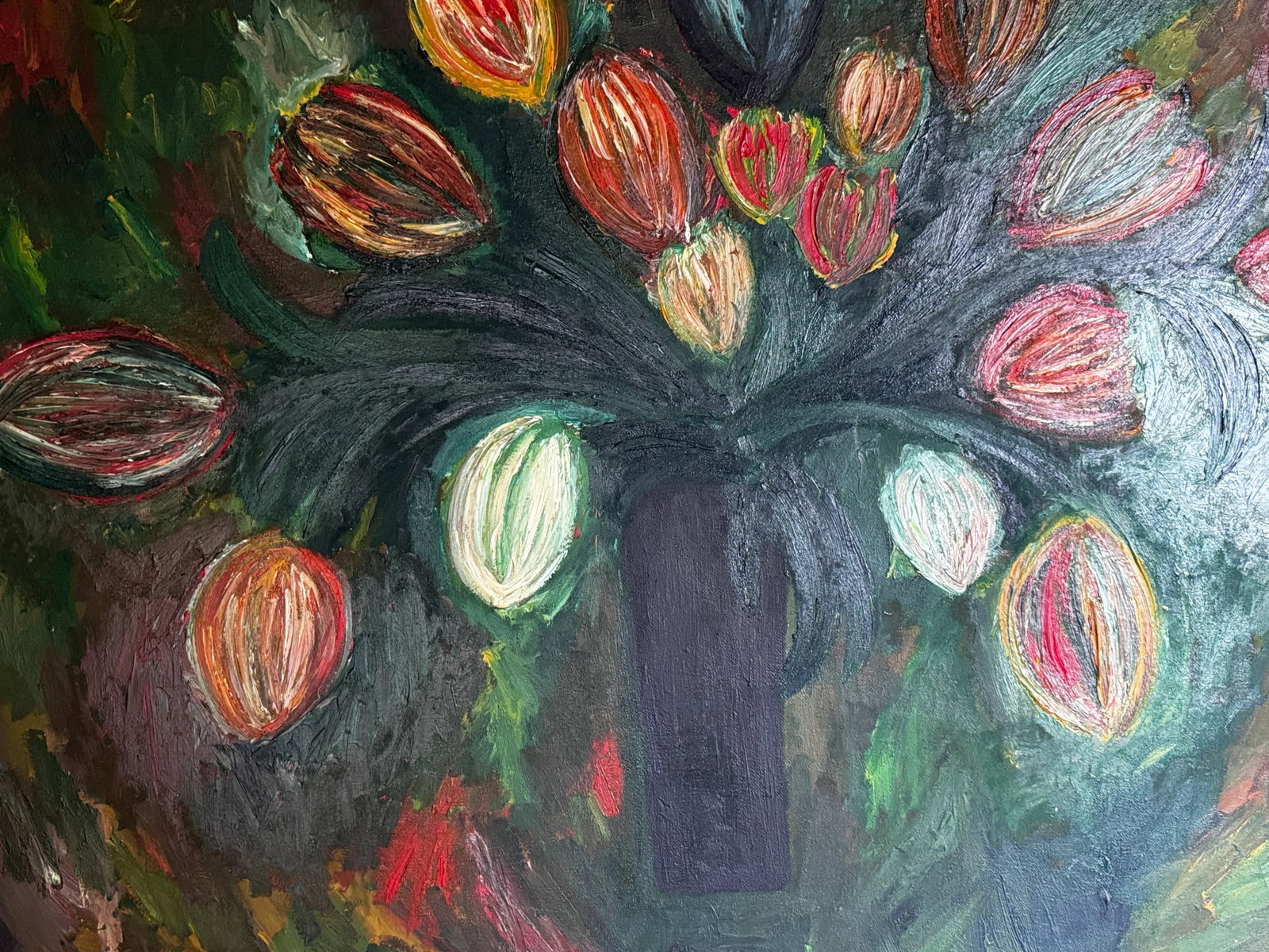 Flowers for My Mom Contemporary Original Oil Painting by Monique Nichols - 7
