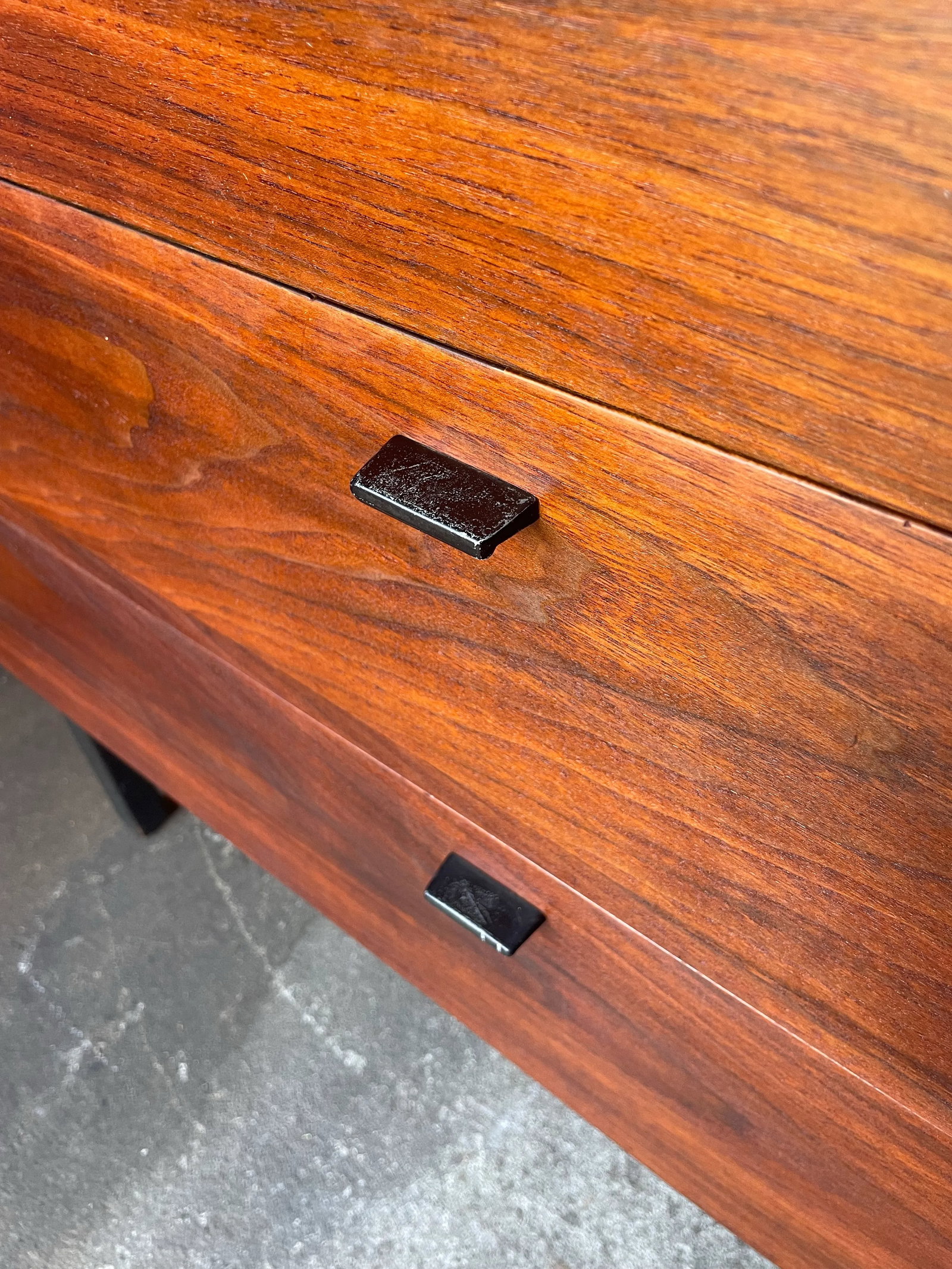 Vintage 1960s Jack Cartwright for Founders Walnut Tall Dresser - 4