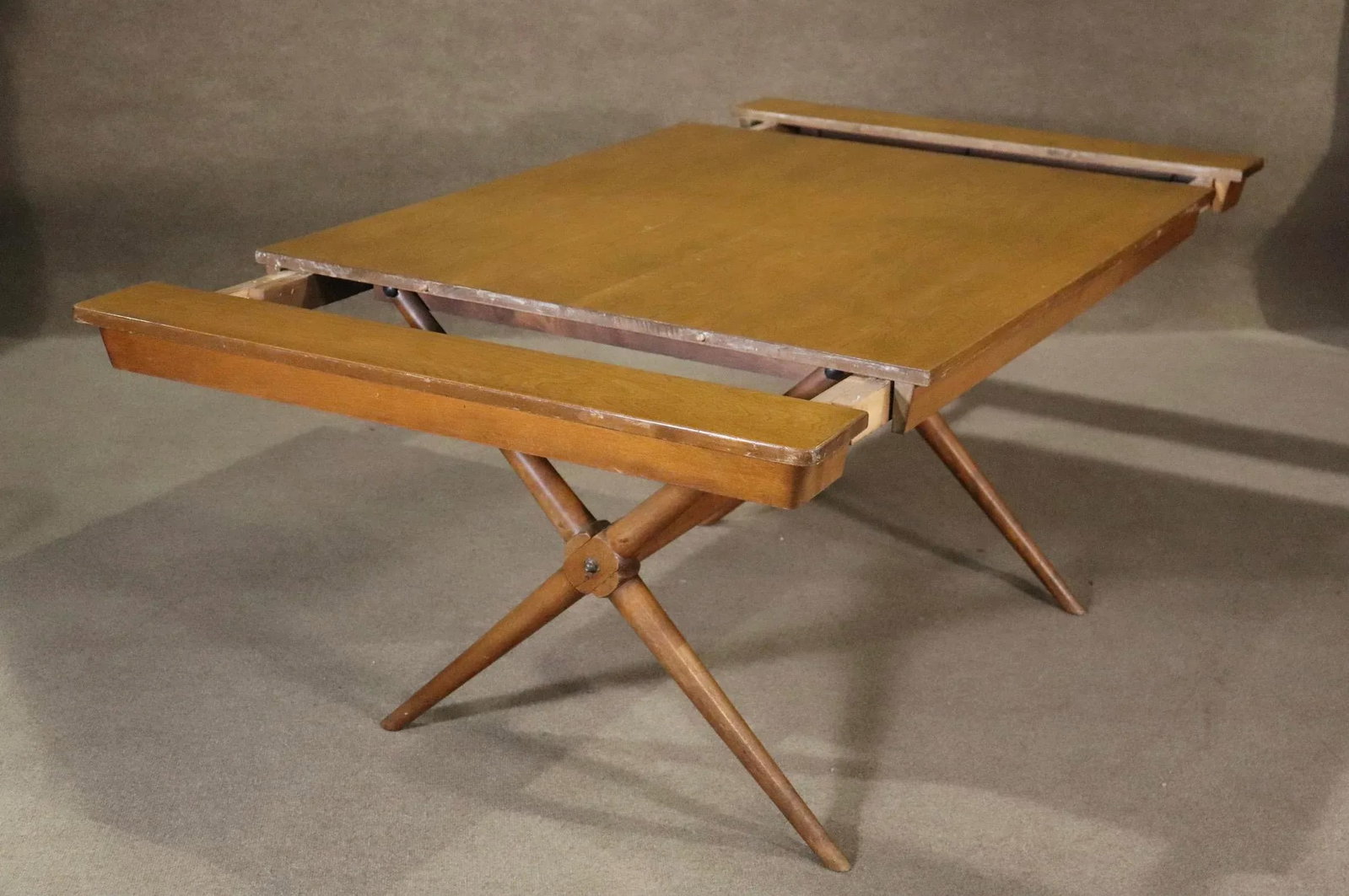 Mid-Century Trestle Base Dining Table - 2