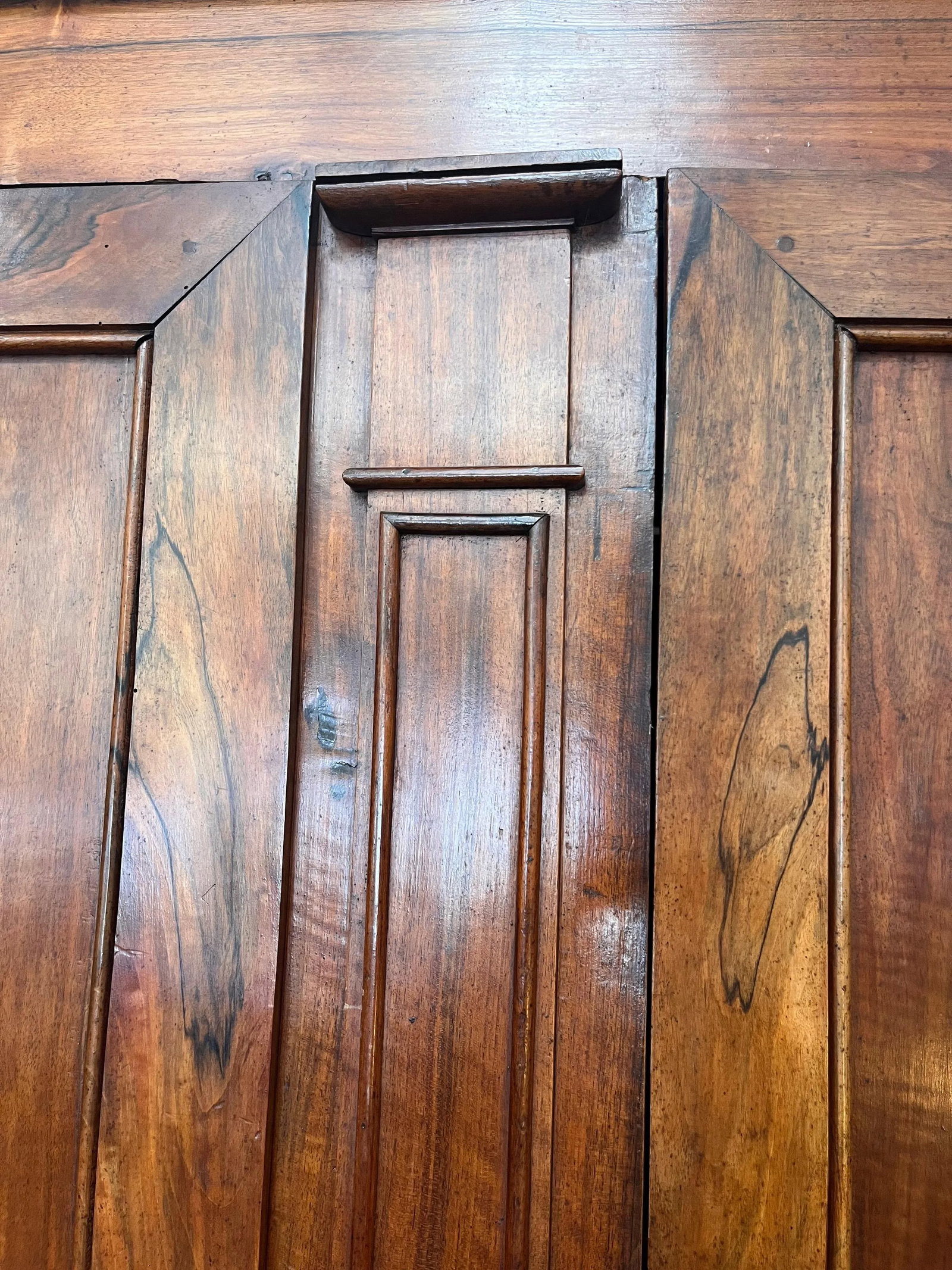 Early 19th Century French Walnut Chateau Armoire - 3