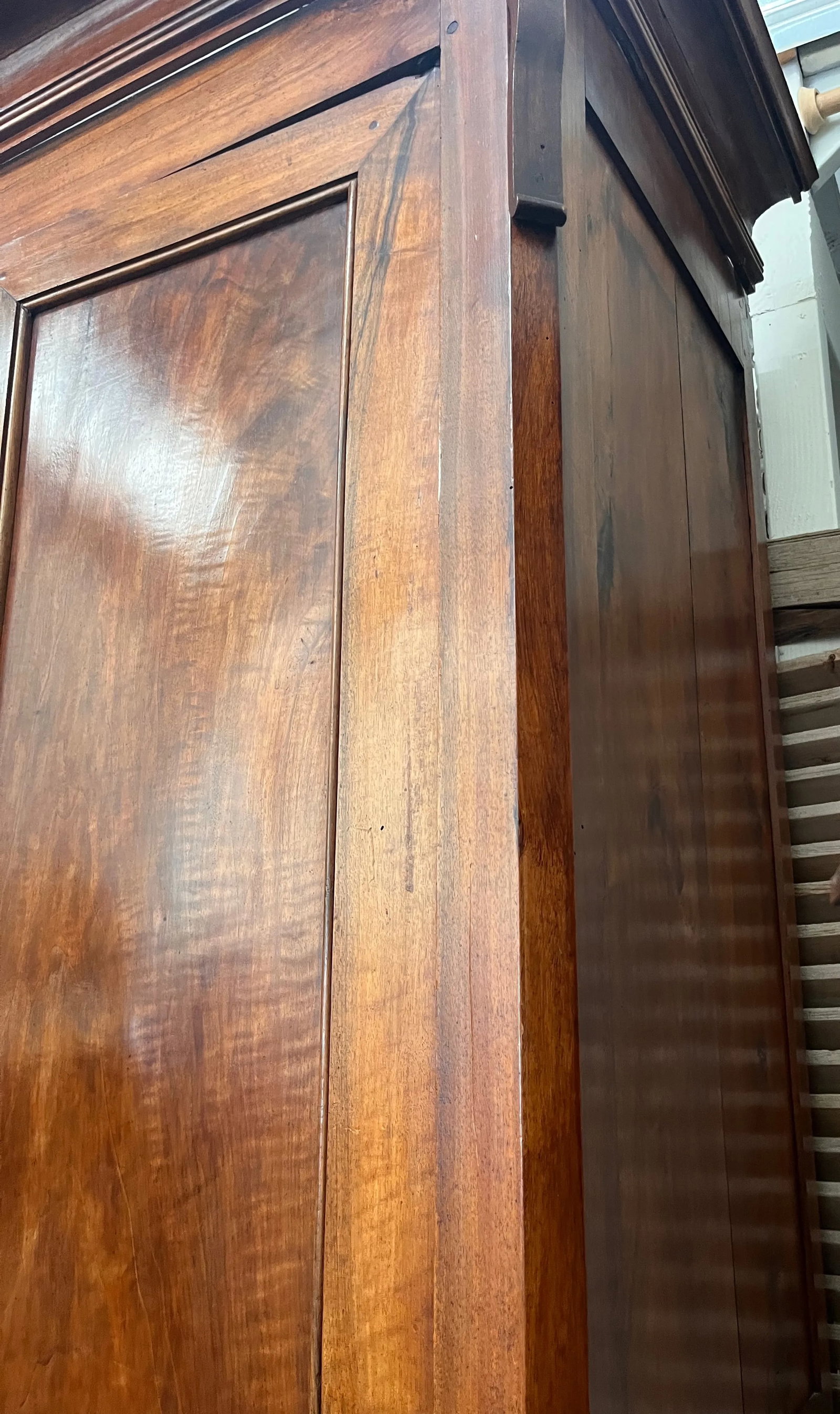 Early 19th Century French Walnut Chateau Armoire - 4