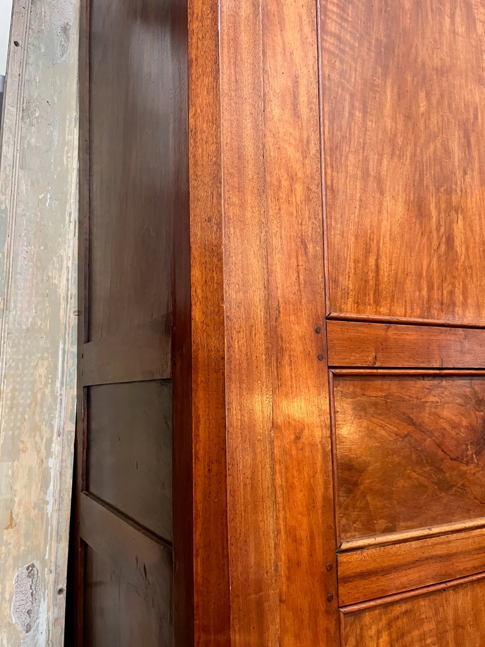 Early 19th Century French Walnut Chateau Armoire - 6