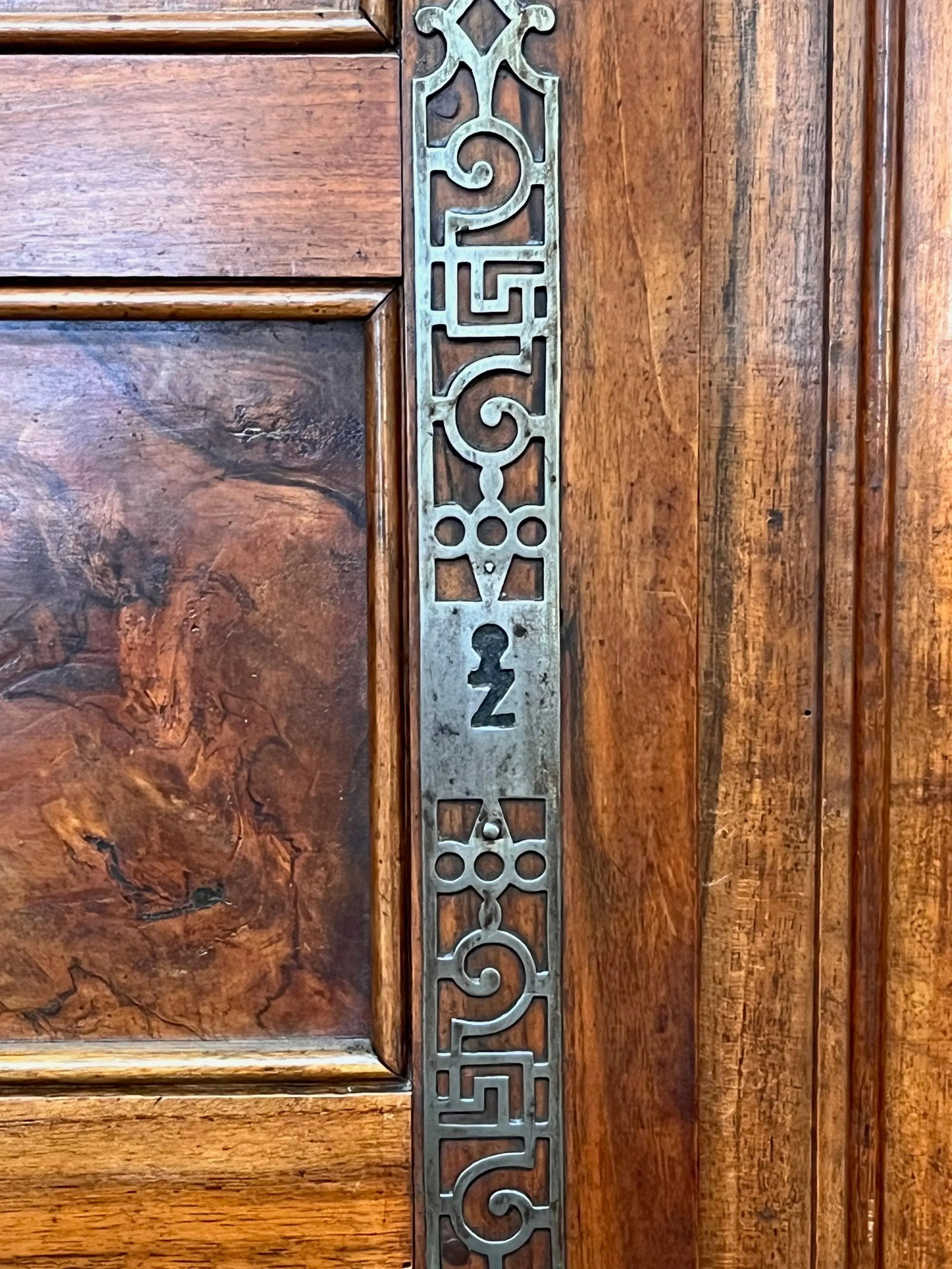 Early 19th Century French Walnut Chateau Armoire - 8