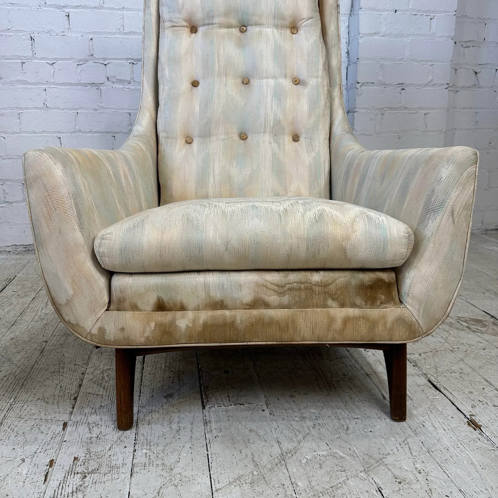 His and Hers Pearsall Style Club Chairs Listed for Restoration - 2