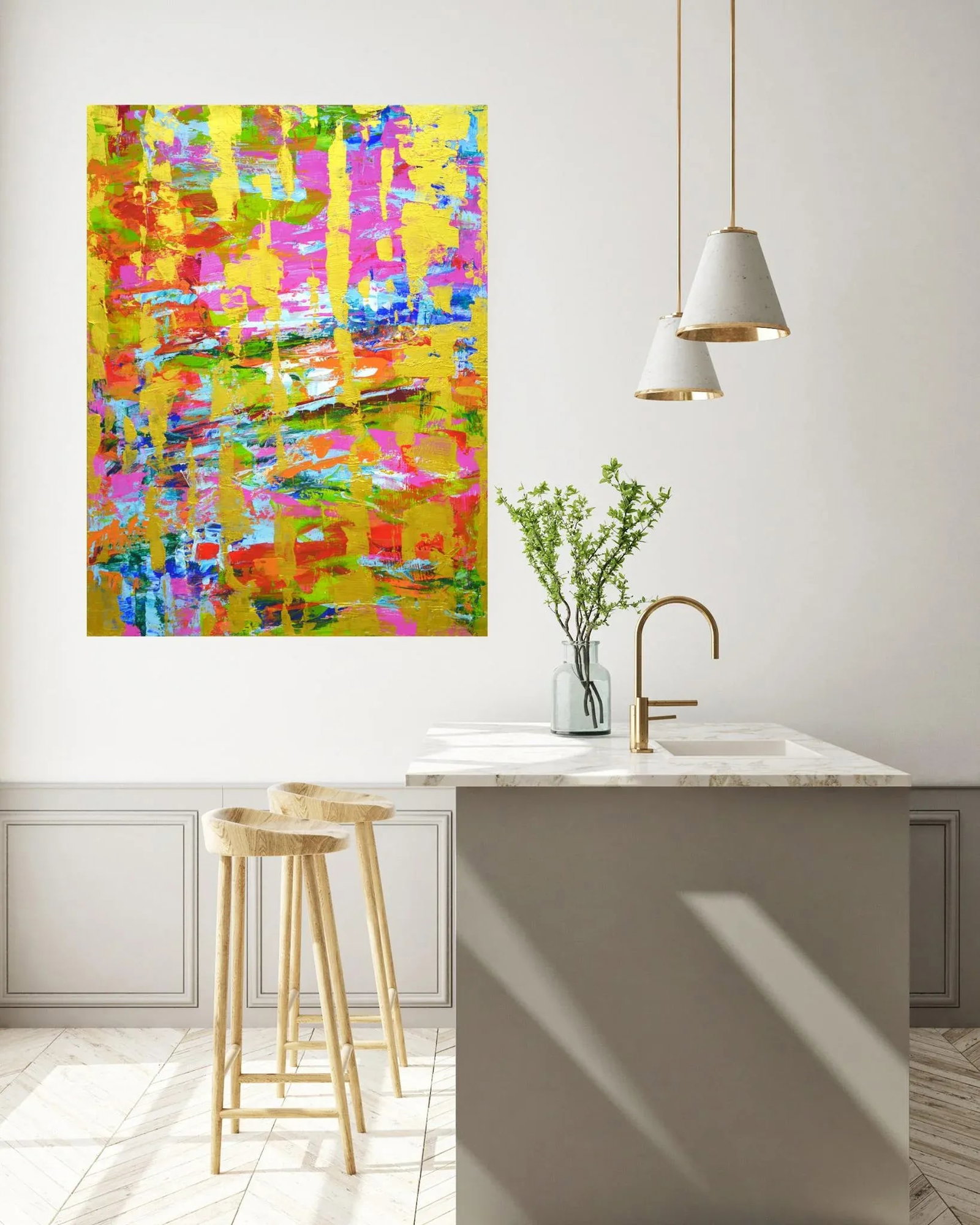 Expression With Gold. Original Contemporary Painting by Arts Bound - 10