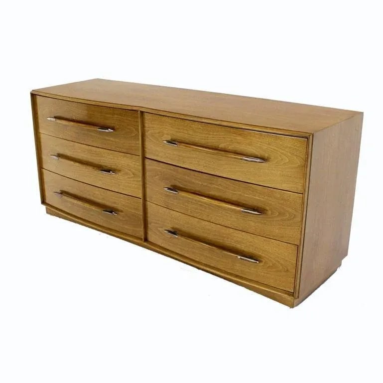 Gibbings Widdicomb Mid Century Modern Dresser Credenza Light Walnut - 7