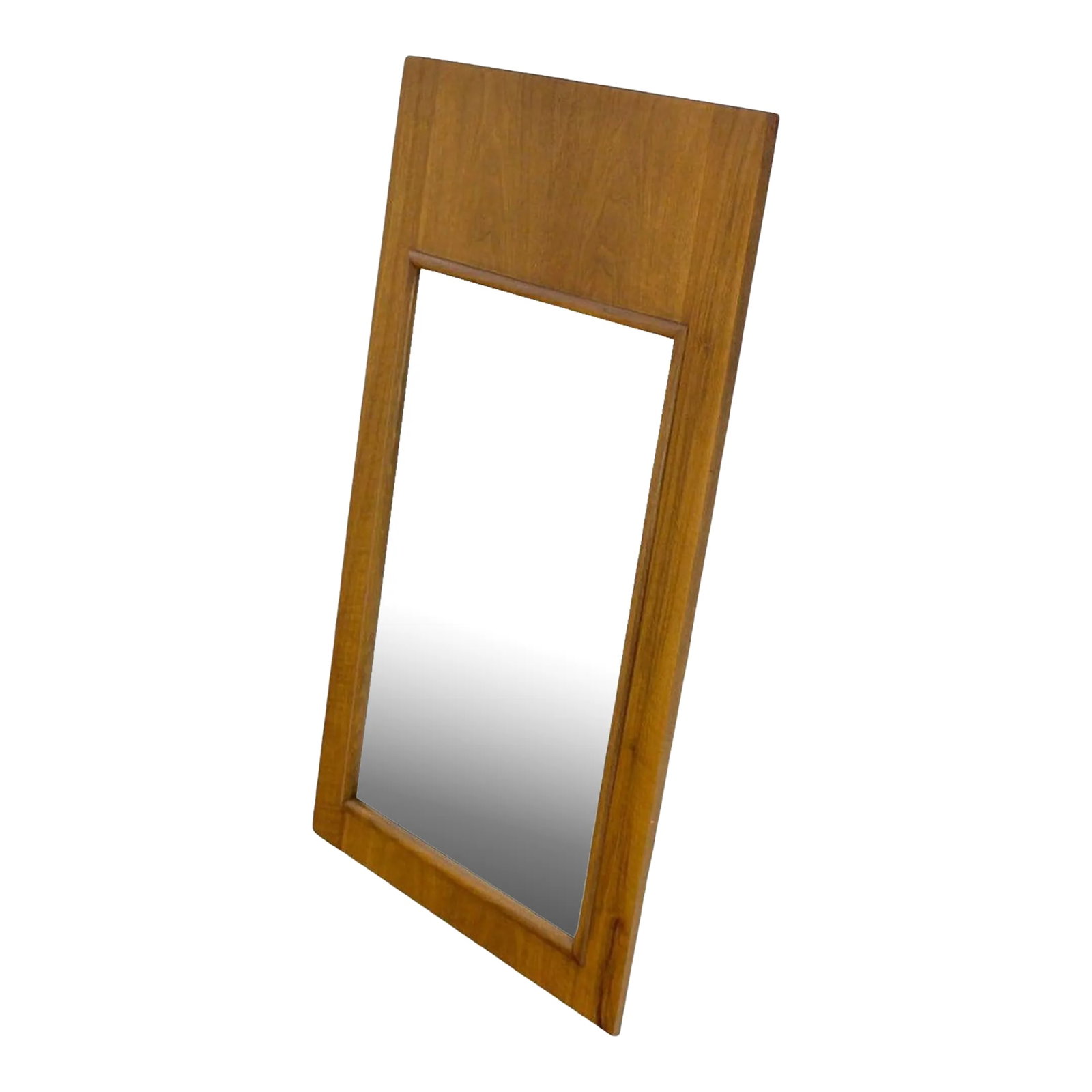 Light Walnut Robsjohn-Gibbings for Widdicomb Large Light Walnut Wall Mirror (1 of 6)