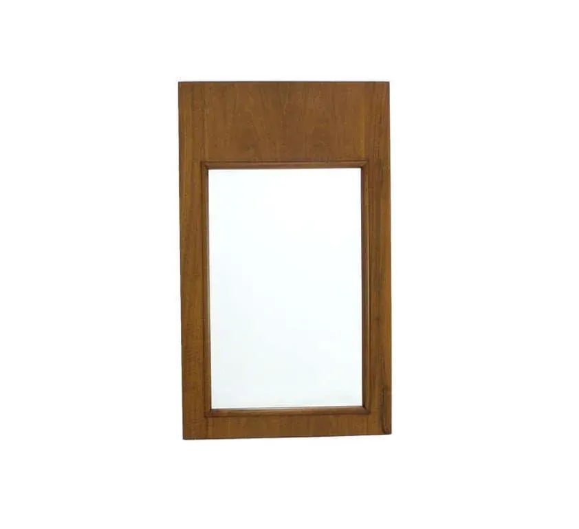 Light Walnut Robsjohn-Gibbings for Widdicomb Large Light Walnut Wall Mirror - 5