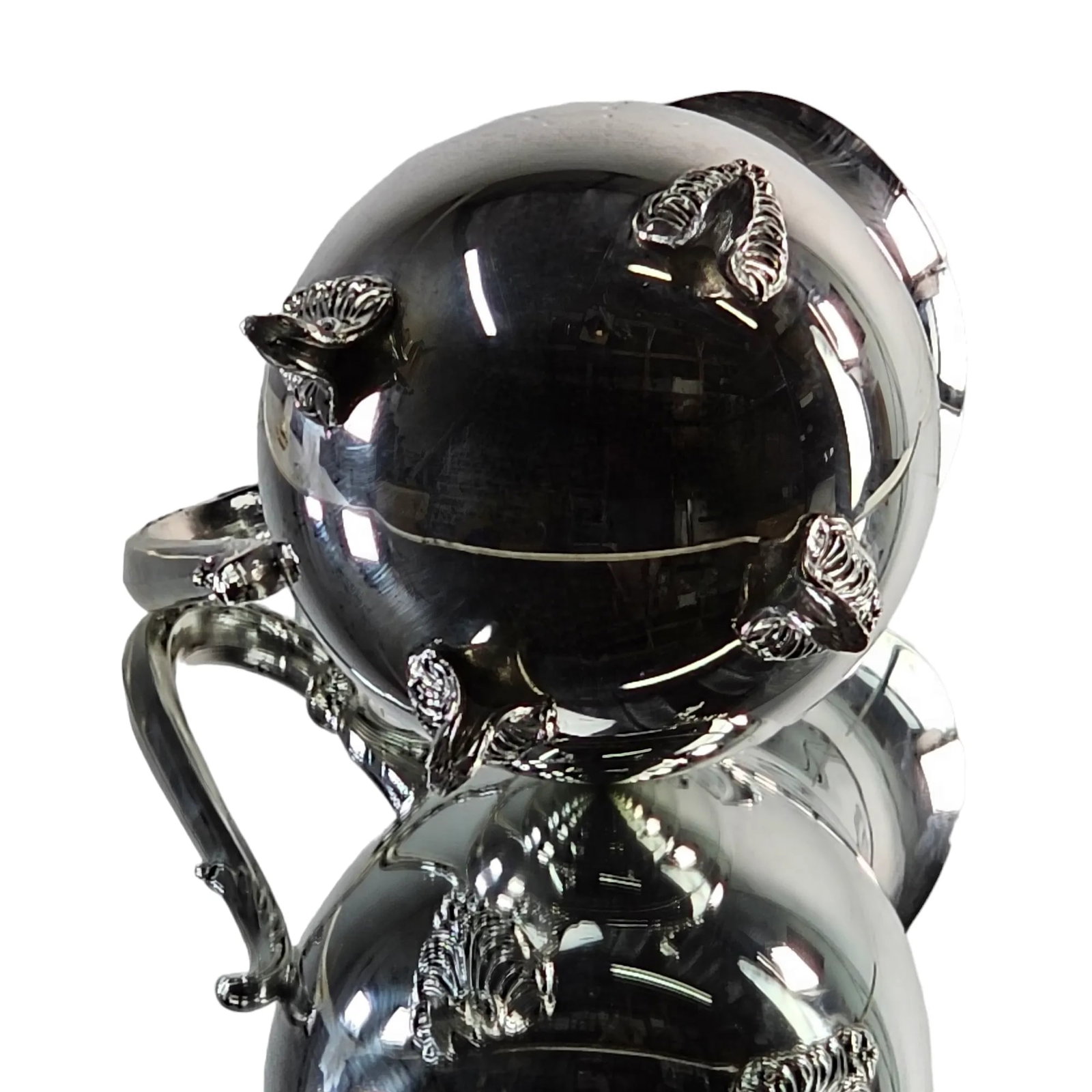 Kent Silversmith Footed Silver Pitcher 9" - 7