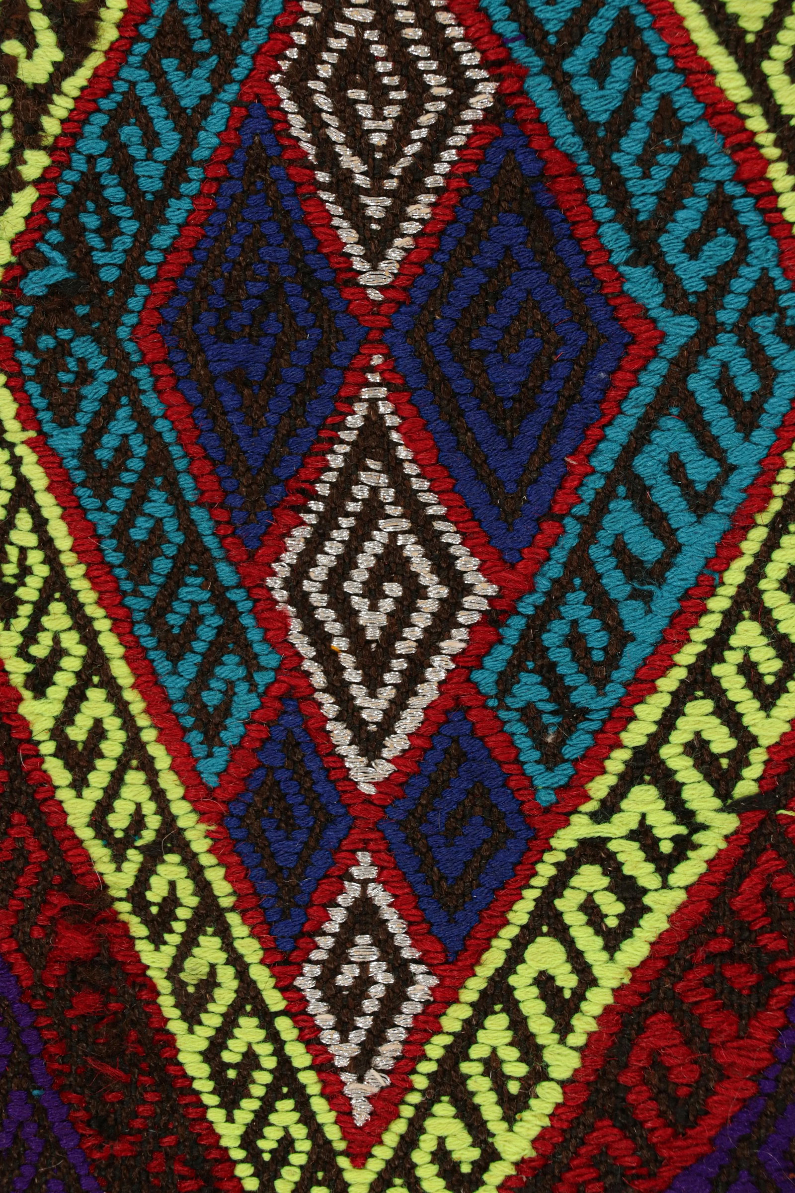 Rug & Kilimâ€™s Contemporary Kilim Runner With Polychromatic Geometric Medallions - 3