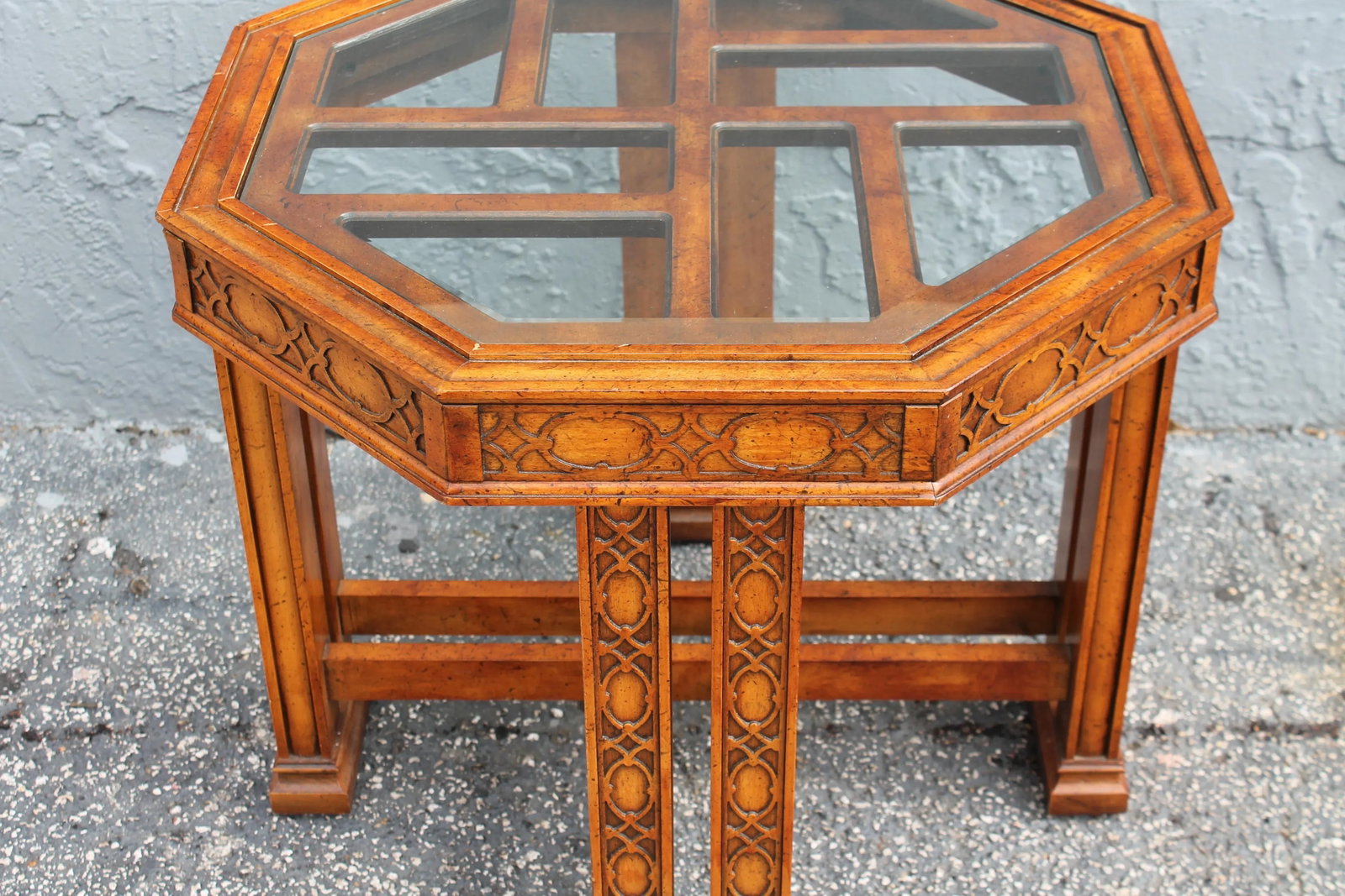 Vintage Fretworked Occasonal Side Table - 2