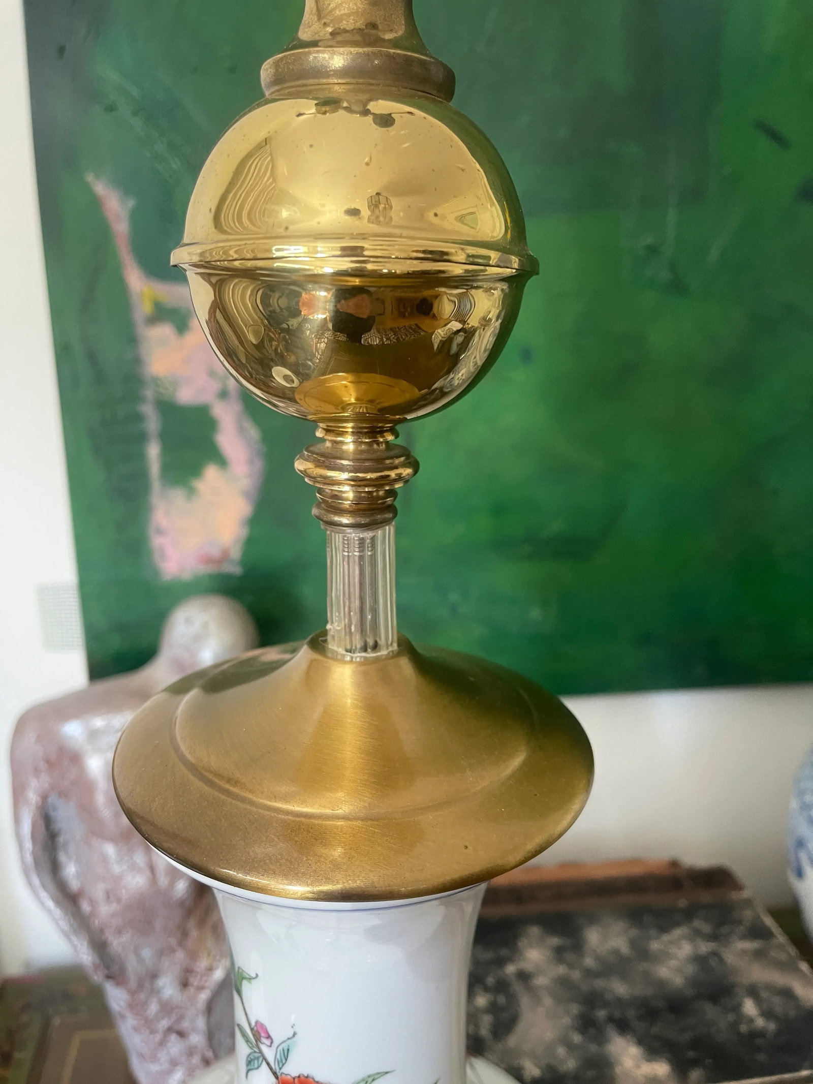 1972 Asian Temple Jar Lamp by Chapman - 4