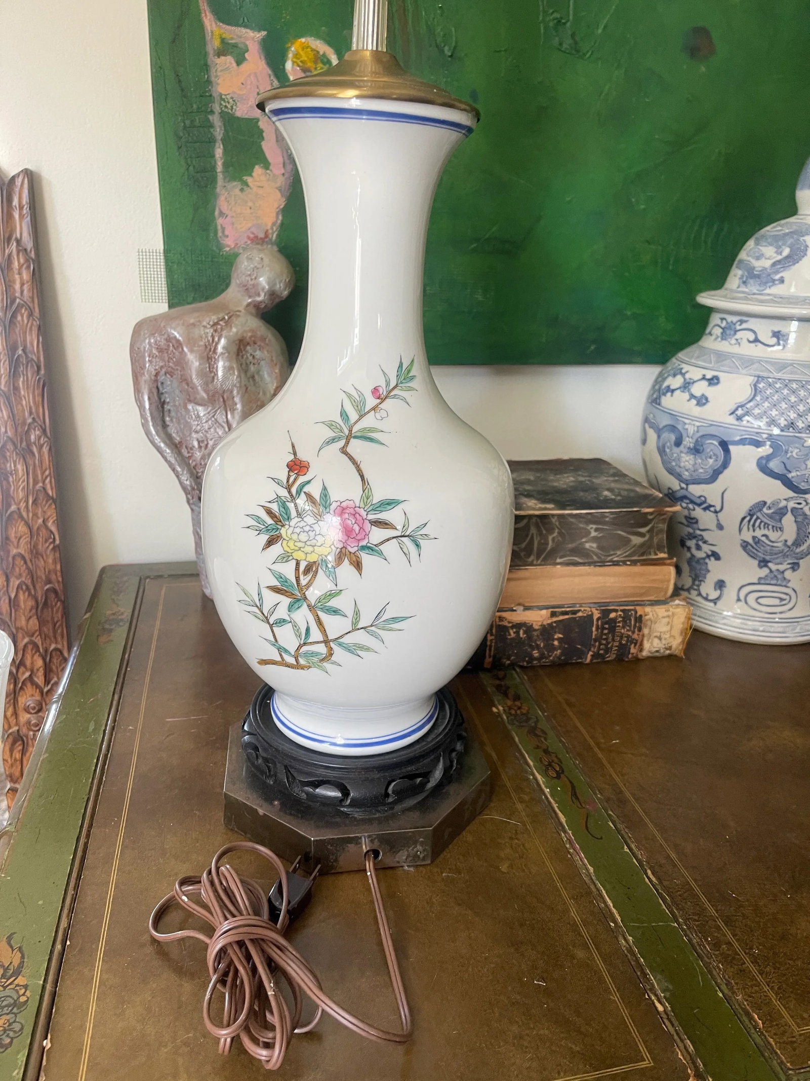 1972 Asian Temple Jar Lamp by Chapman - 6