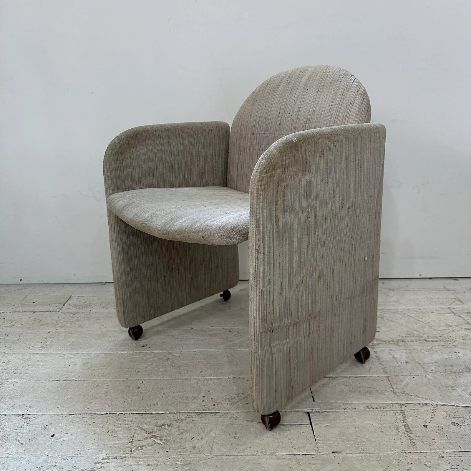 Set of 8 1980s Dining Chairs by Collier Milo Baughman Style - 5