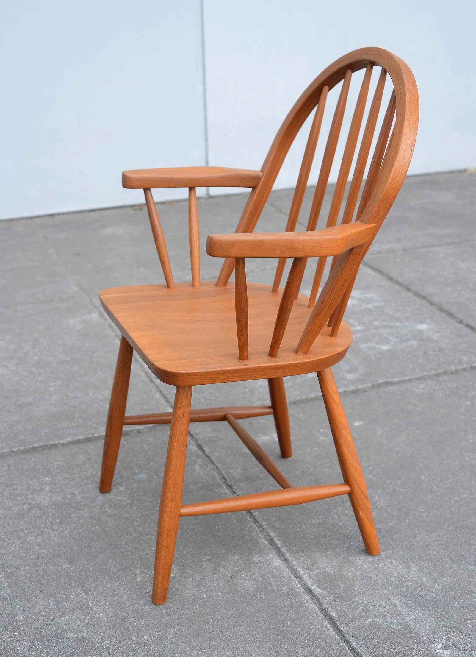Danish Modern Erik Ole Jorgensen Teak Captain Dining Chairs for Tarm Stole & Mobelfabrik - Set of 4 - 4