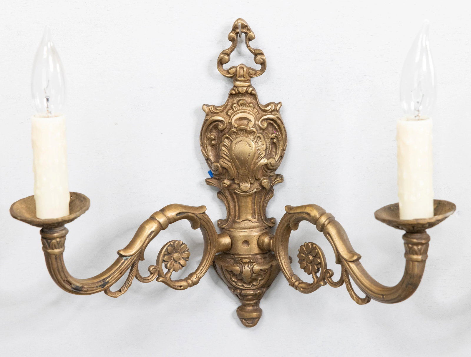 19th Century French Gilt Bronze Wired Wall Sconces - a Pair - 3