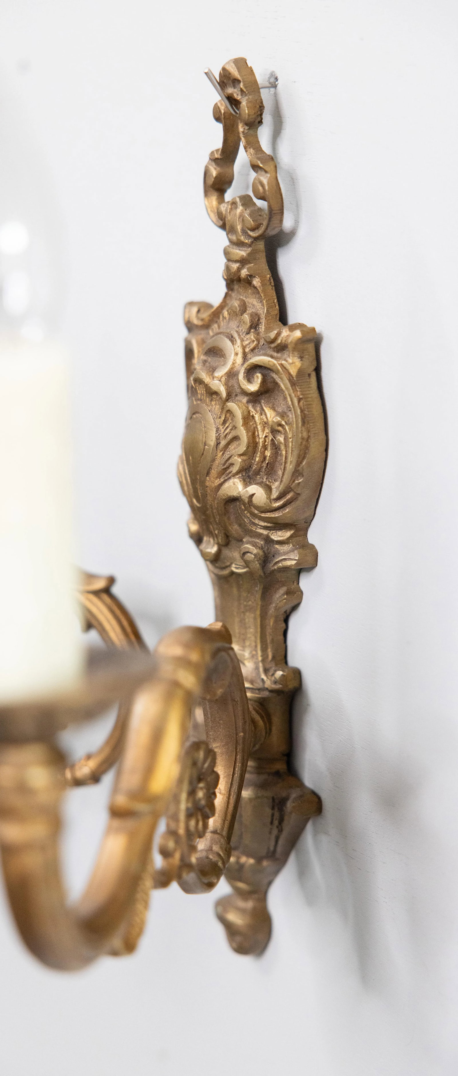 19th Century French Gilt Bronze Wired Wall Sconces - a Pair - 8