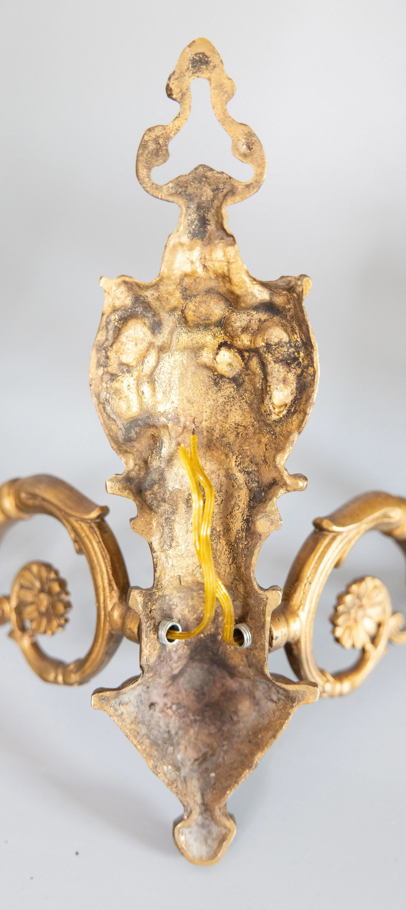 19th Century French Gilt Bronze Wired Wall Sconces - a Pair - 9
