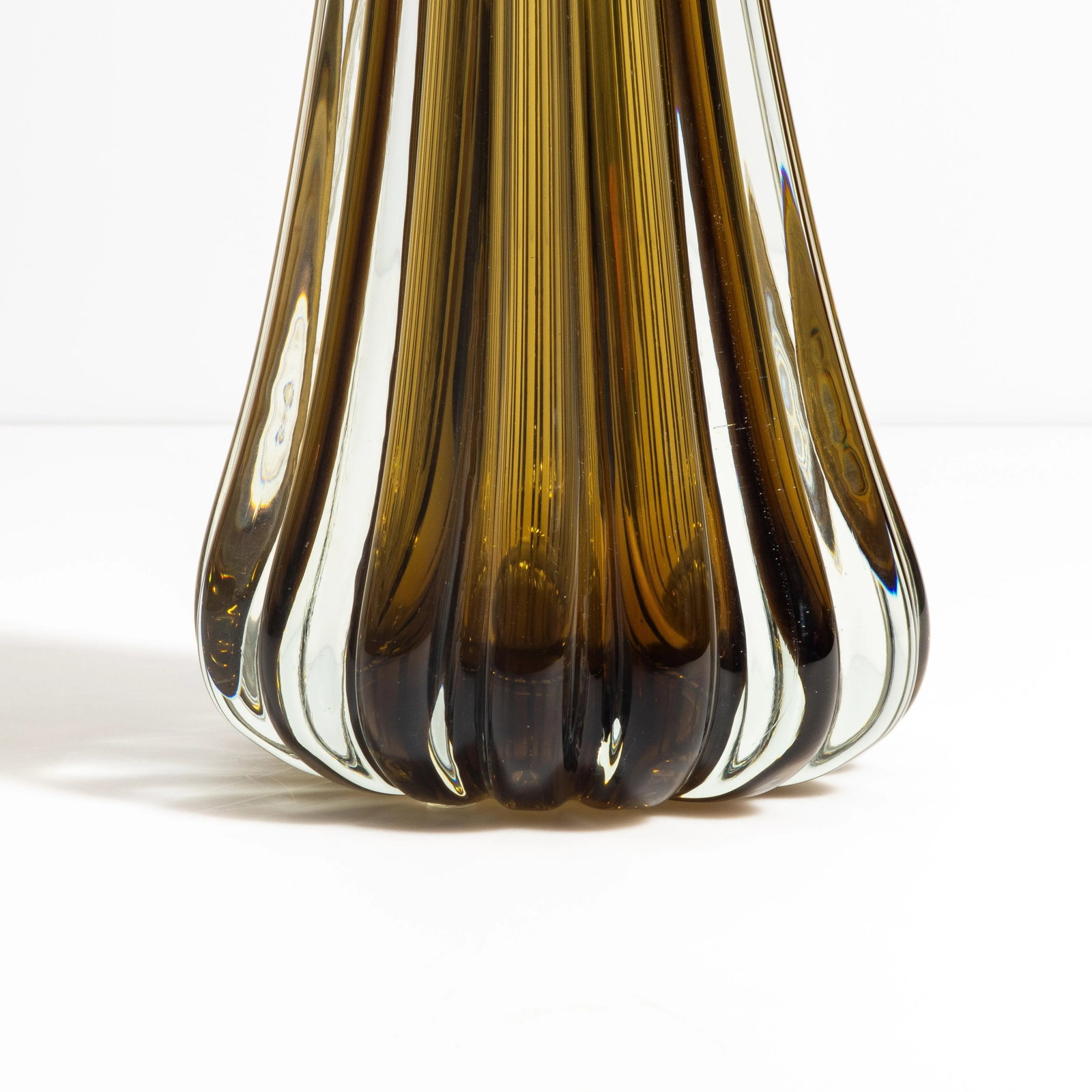 Hand Blown Murano Massiccio Vase in Copper - 8