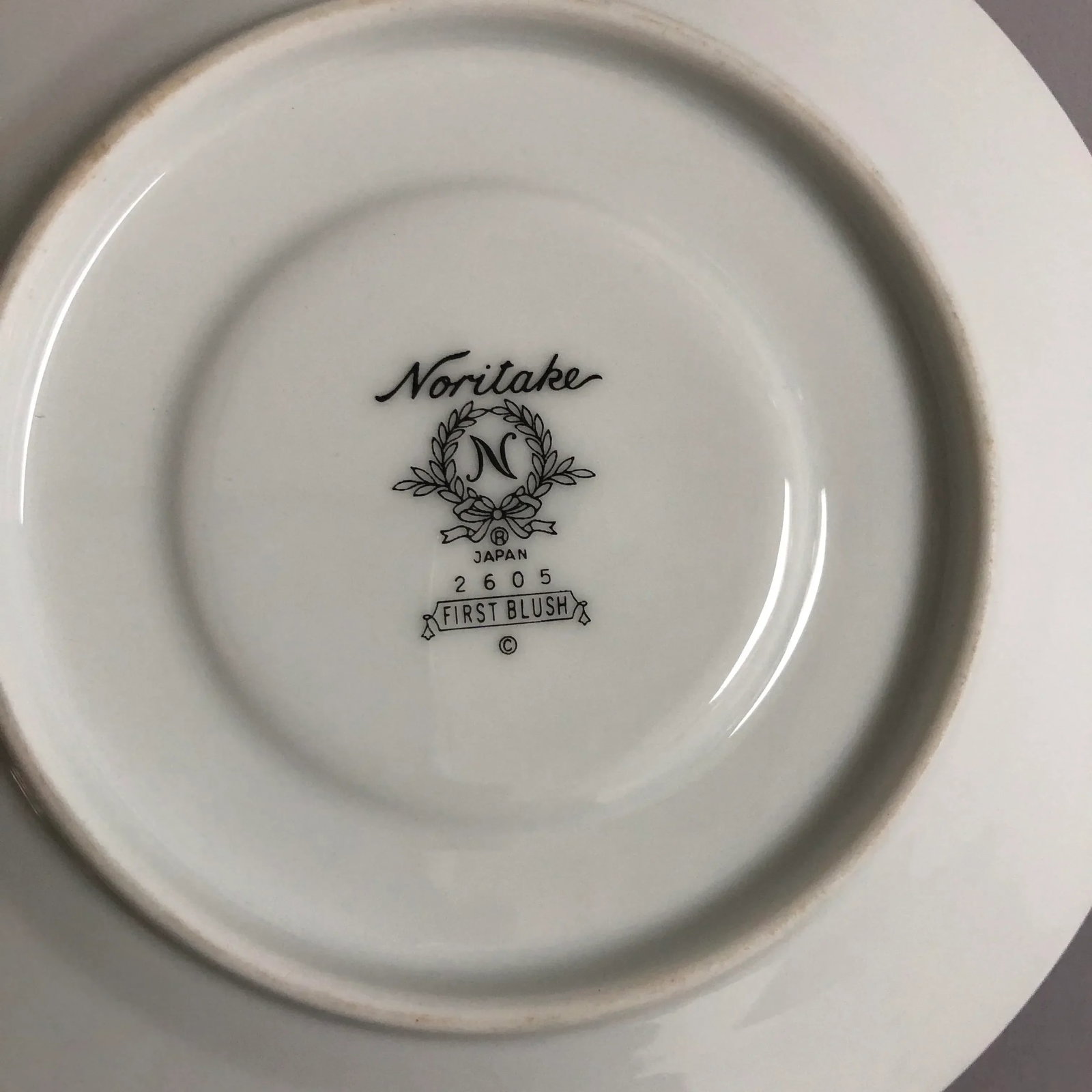 Noritake (10) Tea/Coffee Cups & Saucers First Blush Pattern - 5