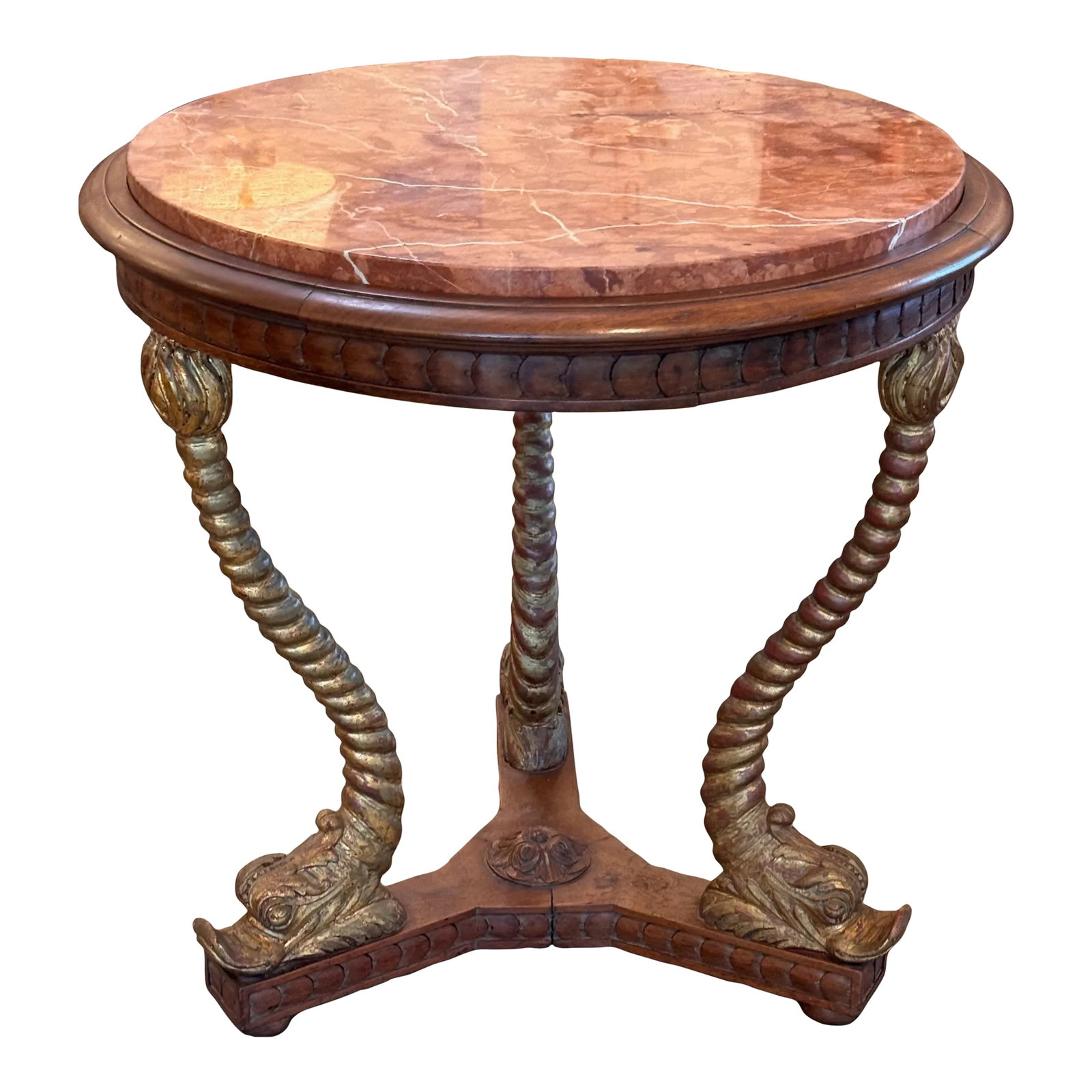 19th Century Dolphin Base Table (1 of 6)
