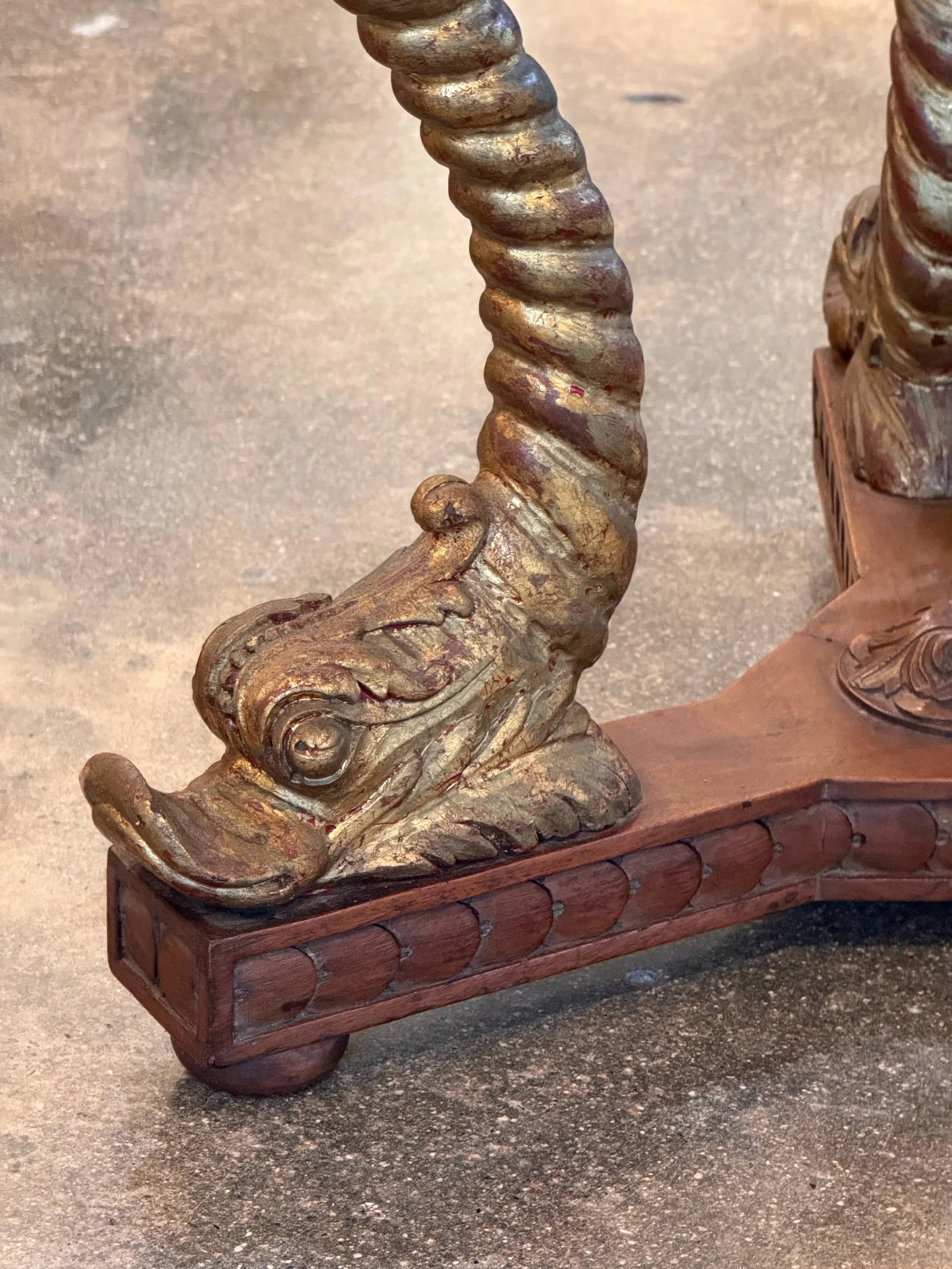 19th Century Dolphin Base Table - 5