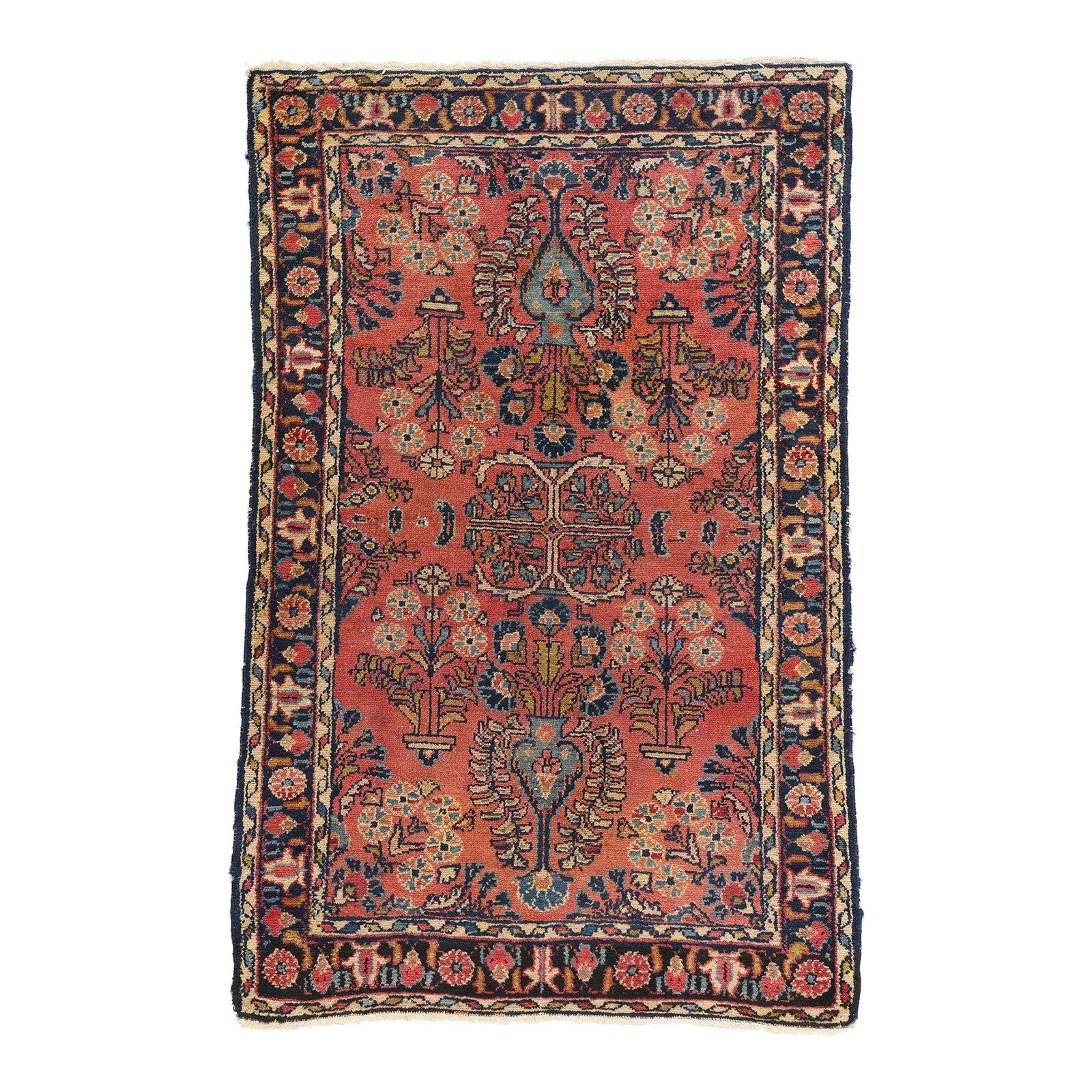 Antique Persian Hussainabad Hamadan Rug - 02'08 X 04'00 (1 of 9)