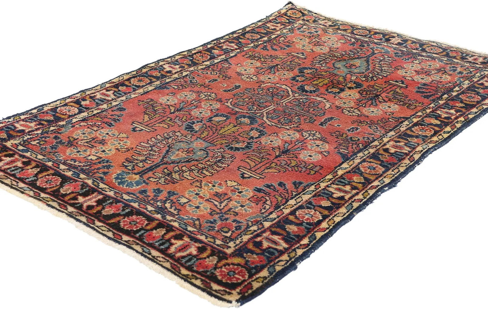 Antique Persian Hussainabad Hamadan Rug - 02'08 X 04'00 - 2