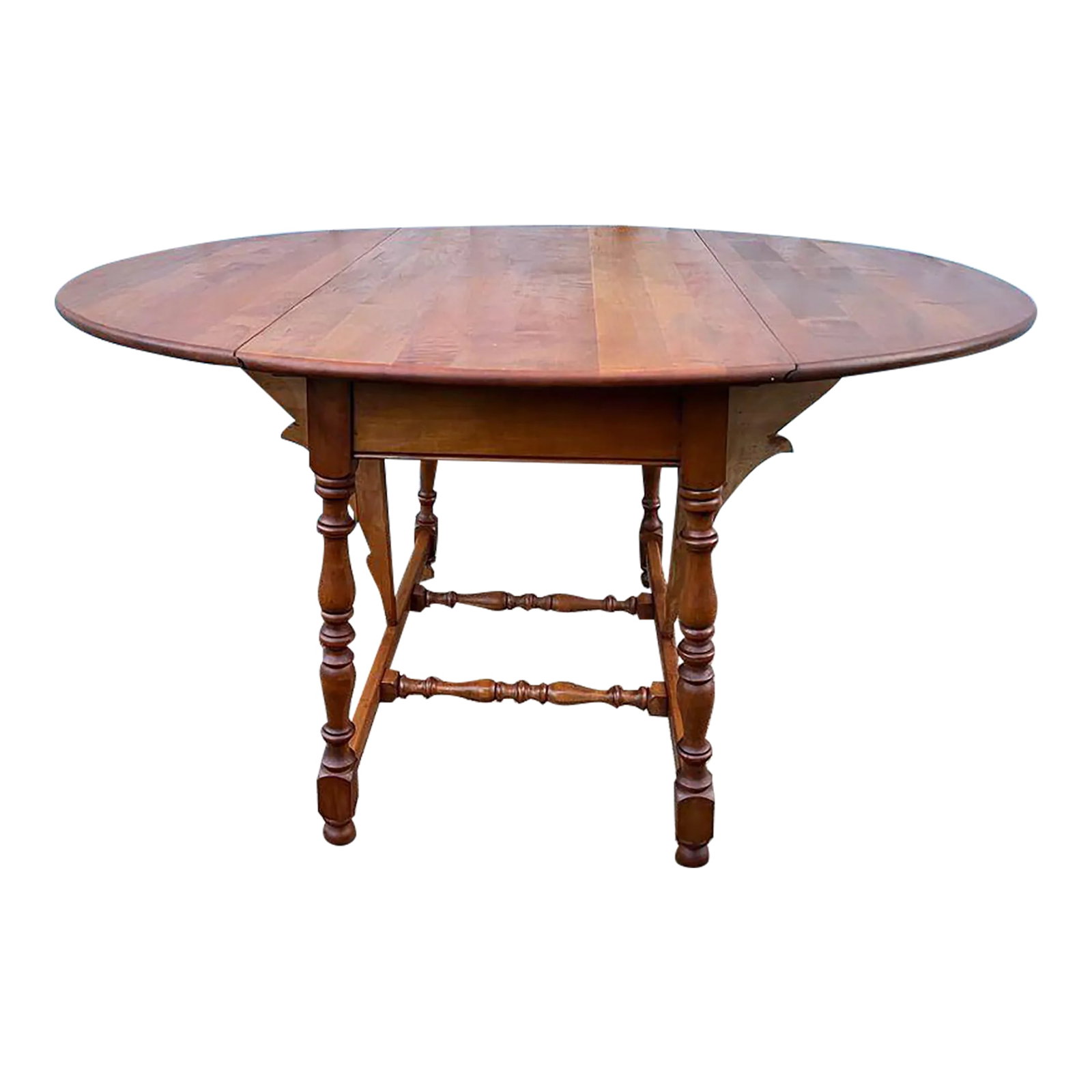 Antique Gate Legs Drop Leaf Dining Table. (1 of 10)