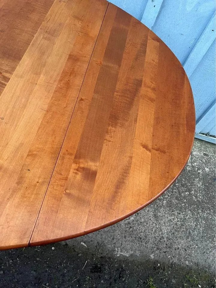 Antique Gate Legs Drop Leaf Dining Table. - 8