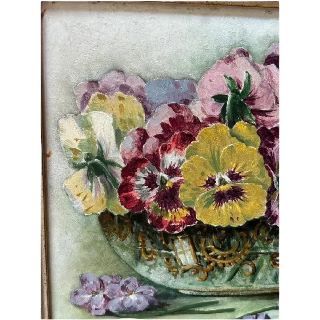 Vintage Original George W. Drew Still Life Oil Painting - 2