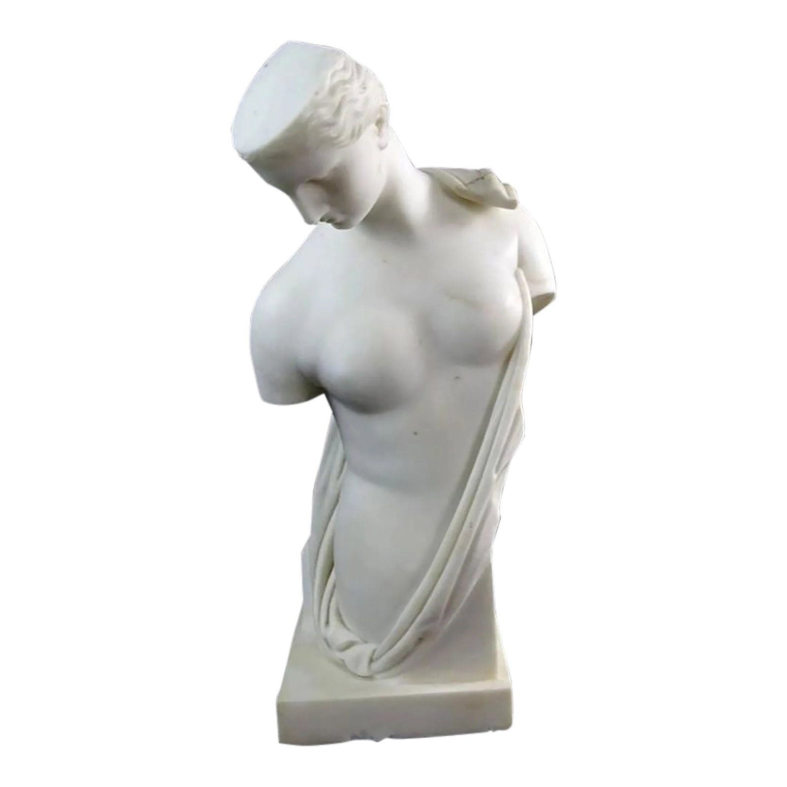 Carved Marble Classical Figure (1 of 7)