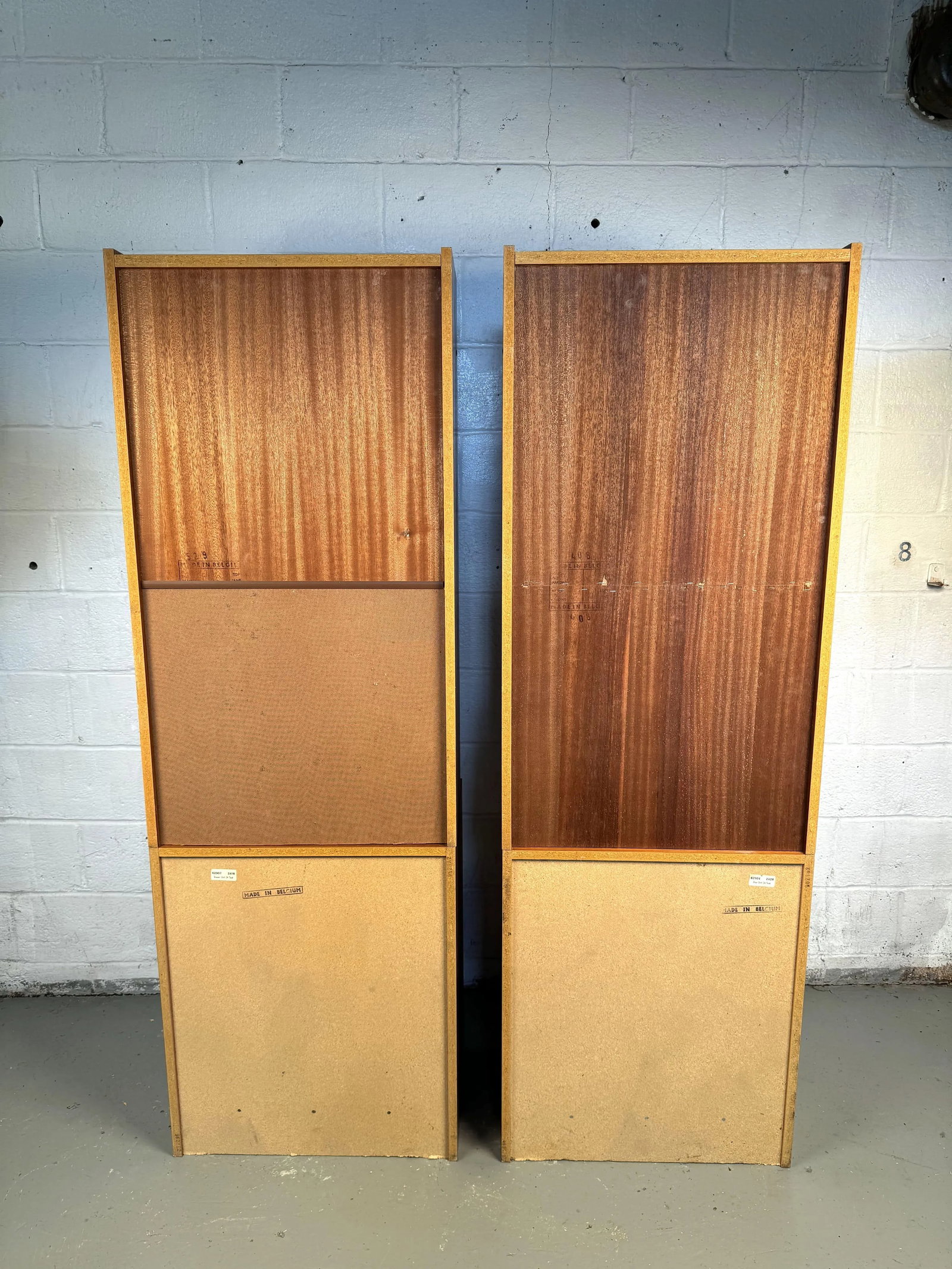 Mid 20th Century Vintage Modular Shelving Units by Van Pelt - Set of 2 - 12