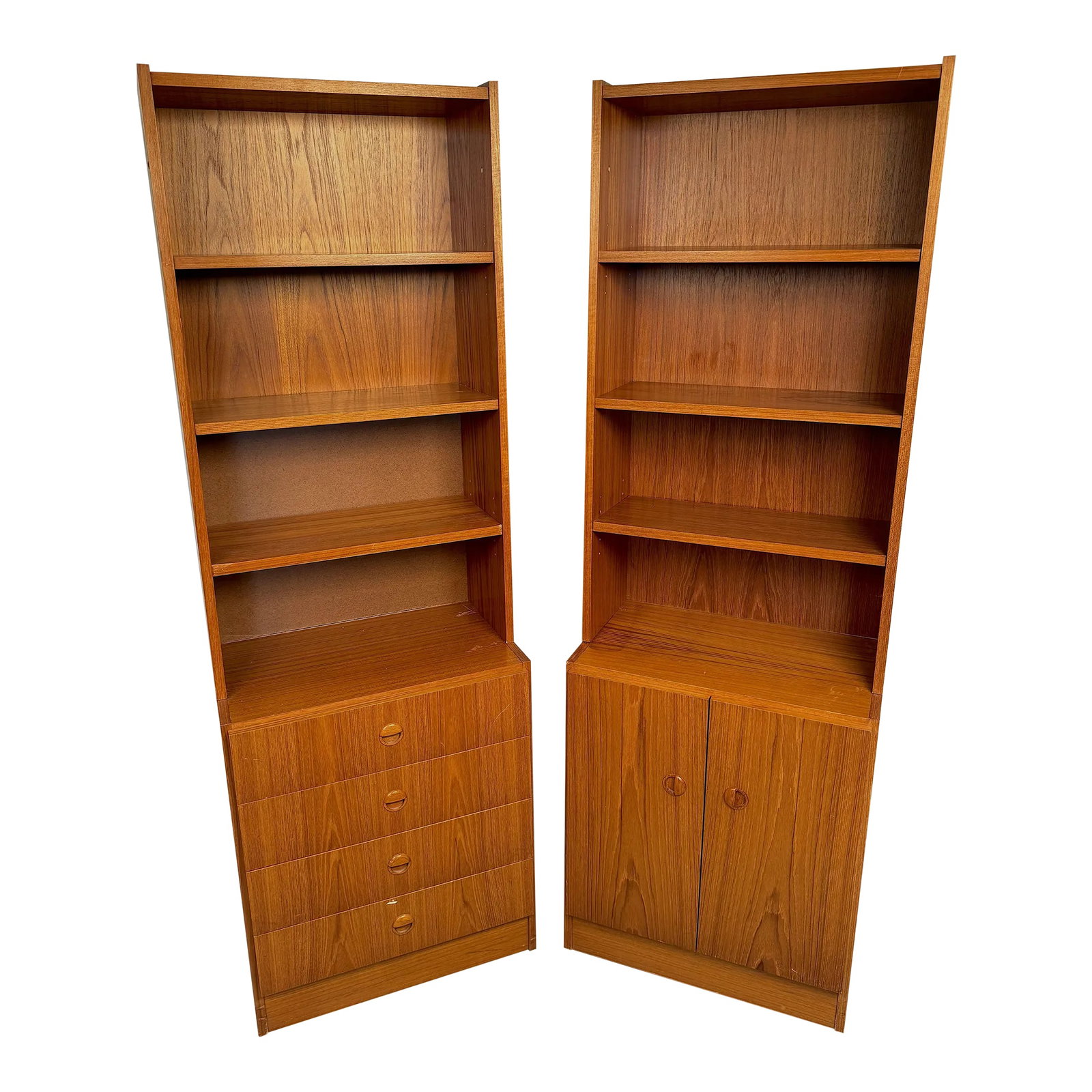 Mid 20th Century Vintage Modular Shelving Units by Van Pelt - Set of 2 (1 of 12)