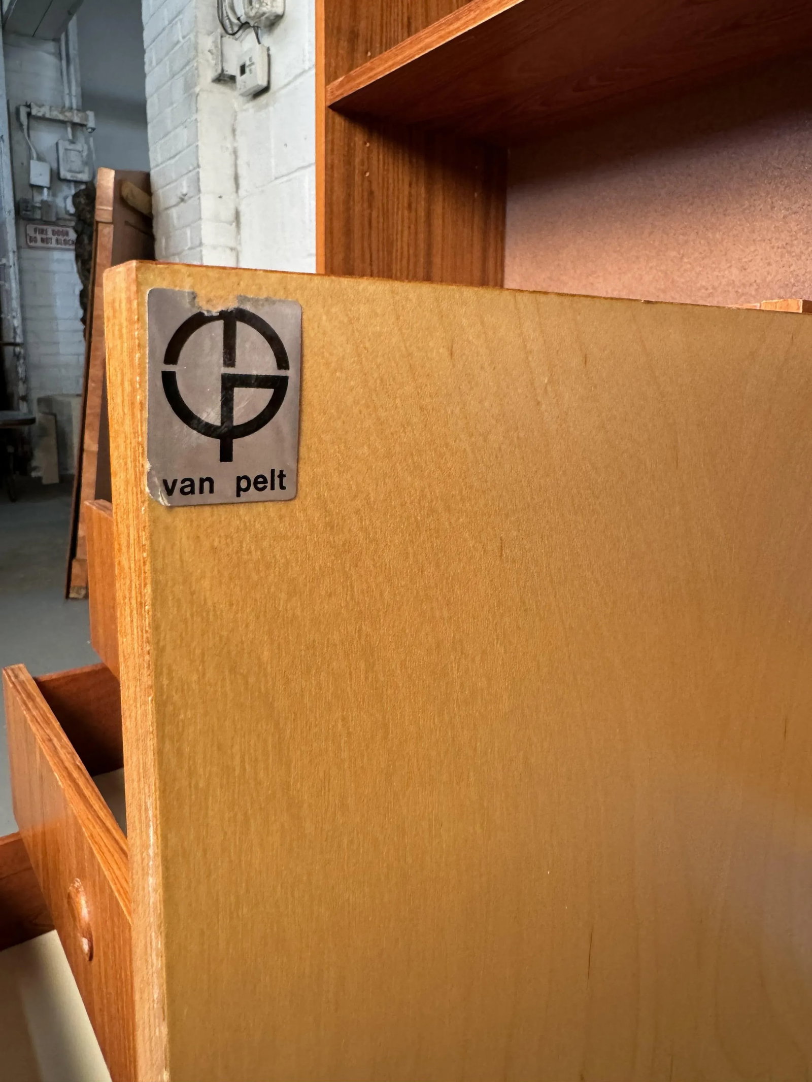 Mid 20th Century Vintage Modular Shelving Units by Van Pelt - Set of 2 - 9